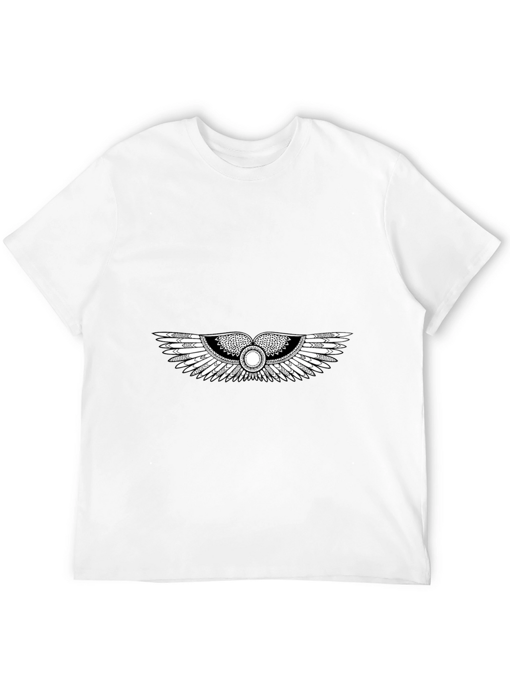 Egyptian Winged T-Shirt - Black Graphic Tee
