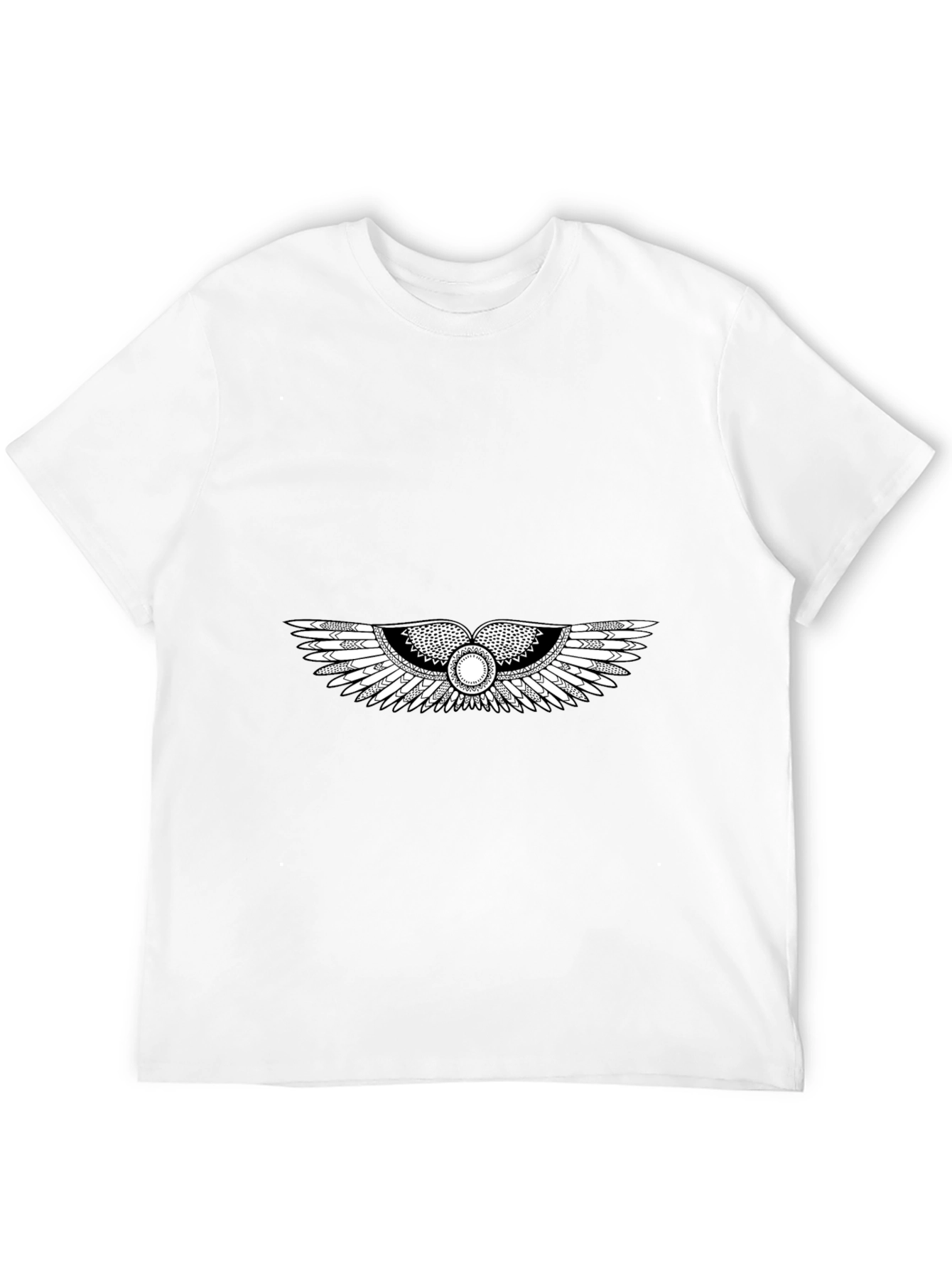 Egyptian Winged T-Shirt - Black Graphic Tee