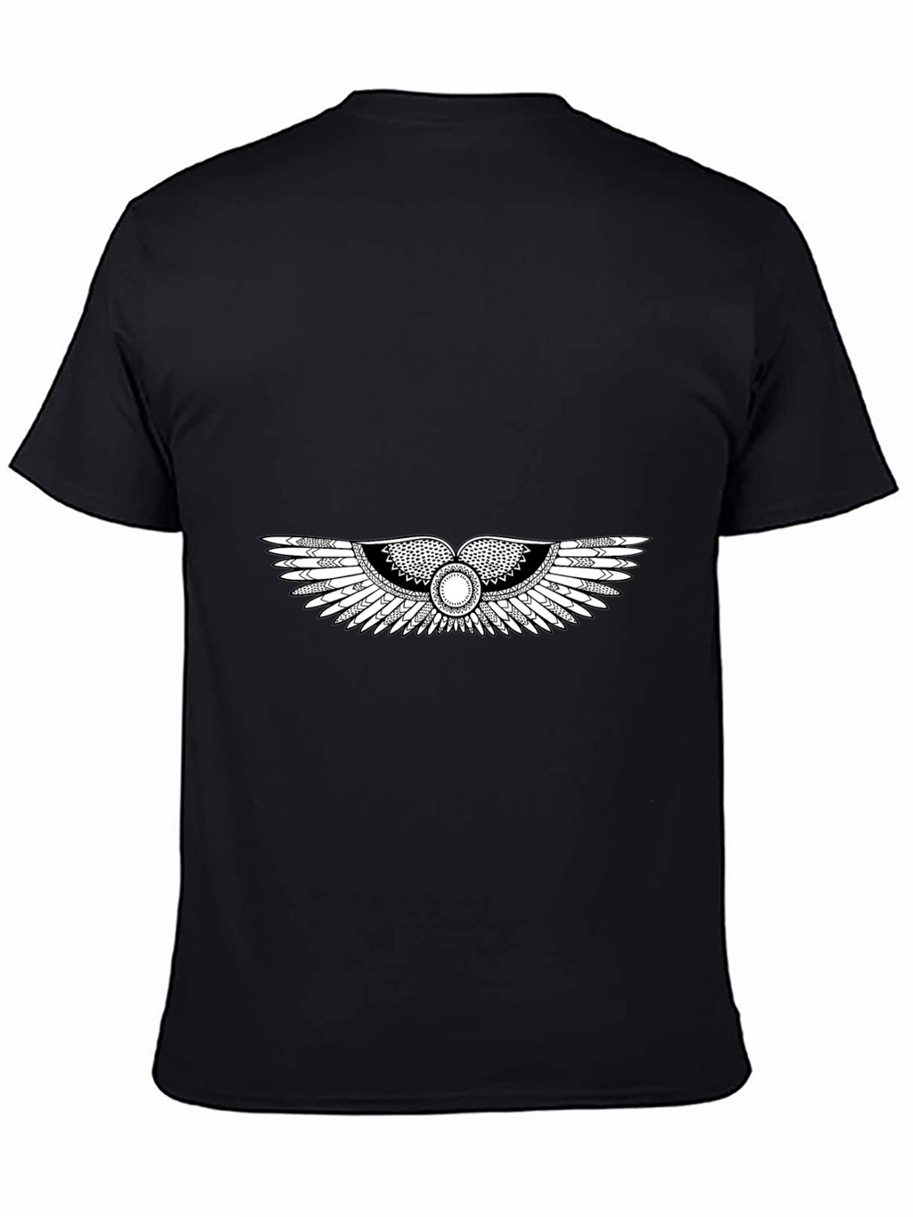 Egyptian Winged T-Shirt - Black Graphic Tee