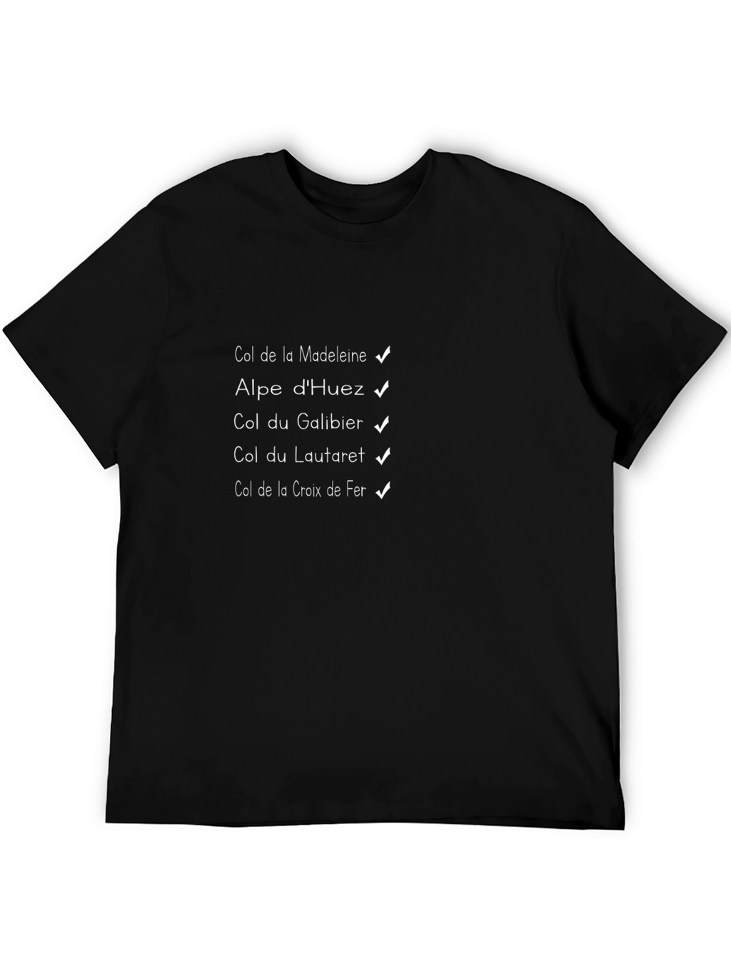 Cyclists Checklist T-Shirt
