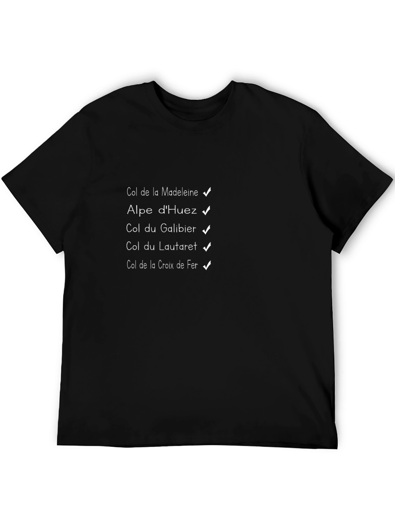 Cyclists Checklist T-Shirt