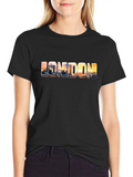 London Skyline Black T-Shirt