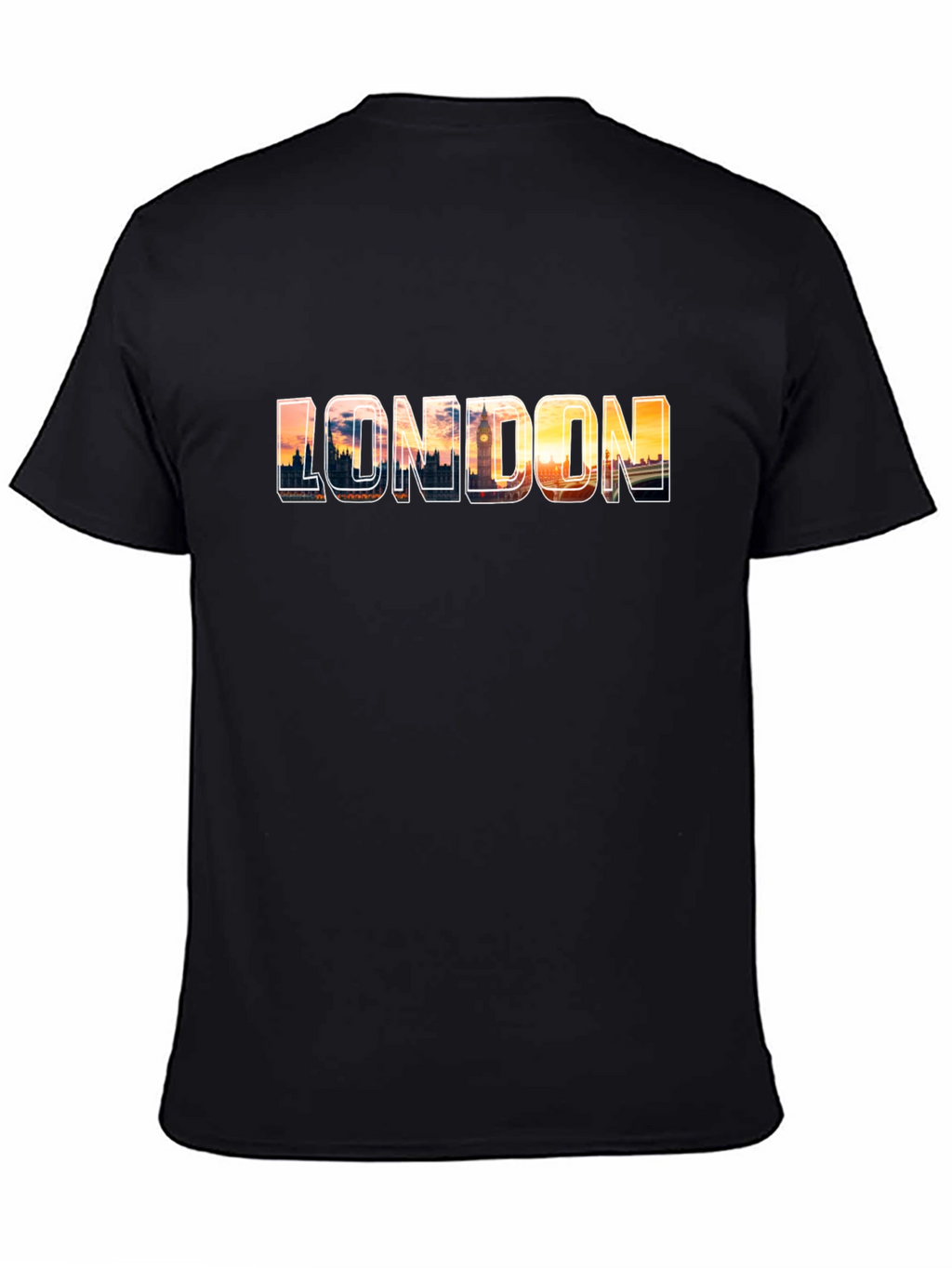 London Skyline Black T-Shirt