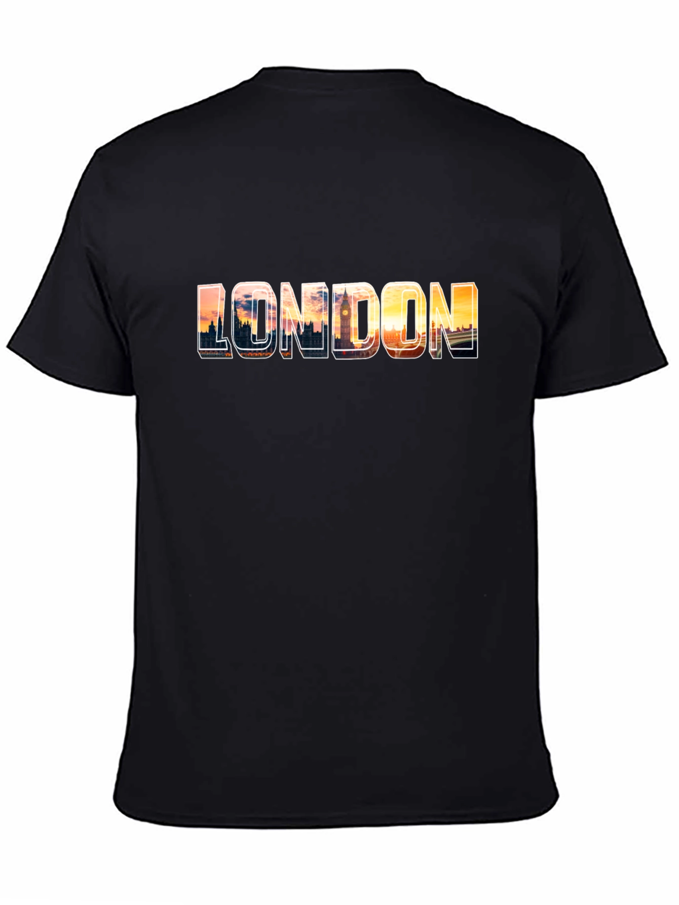 London Skyline Black T-Shirt