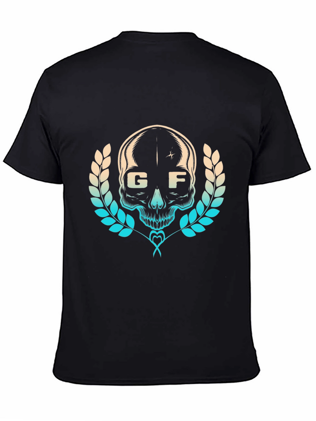 Skull Graphic Tee - Stylish Black T-Shirt