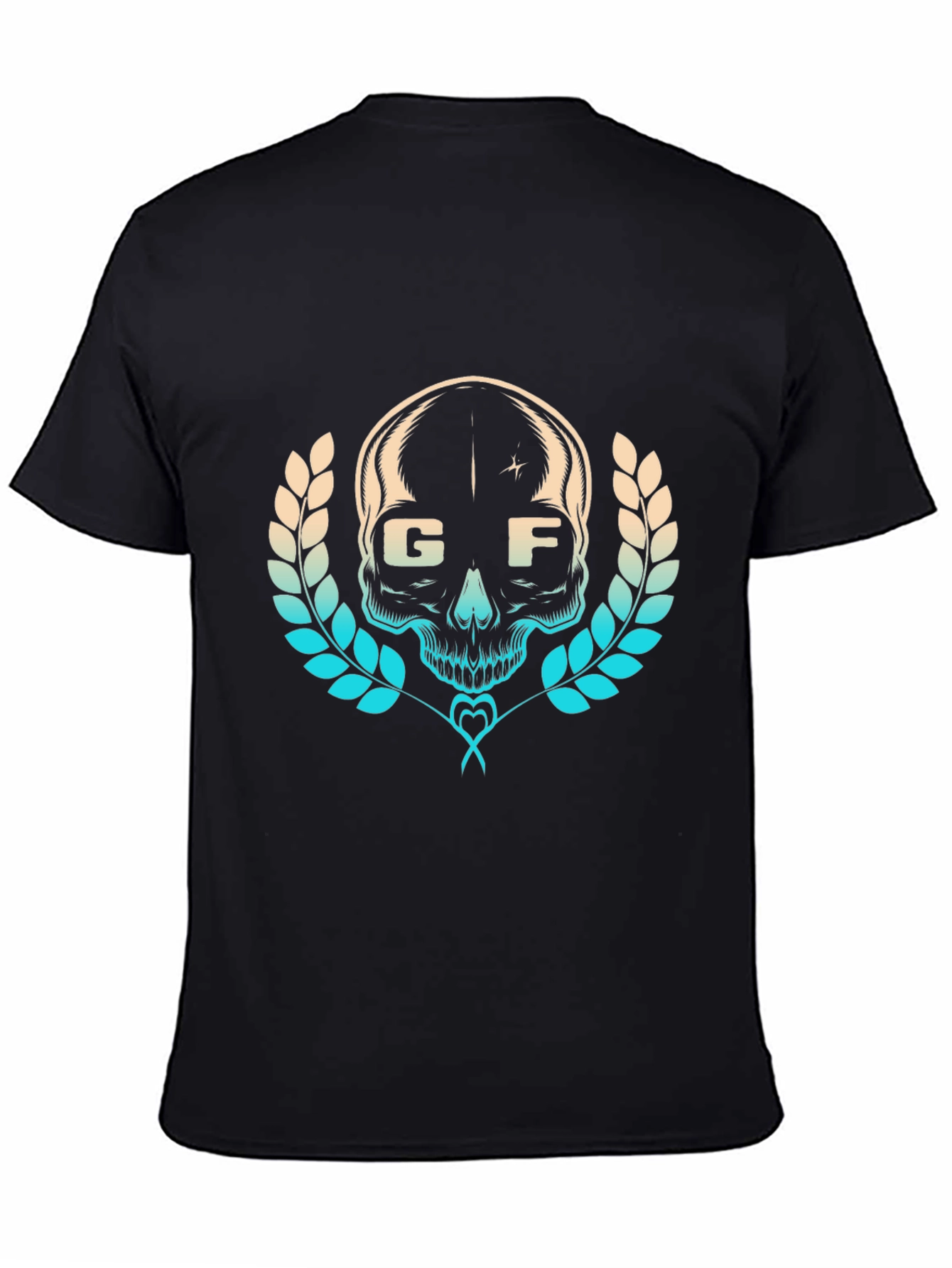 Skull Graphic Tee - Stylish Black T-Shirt