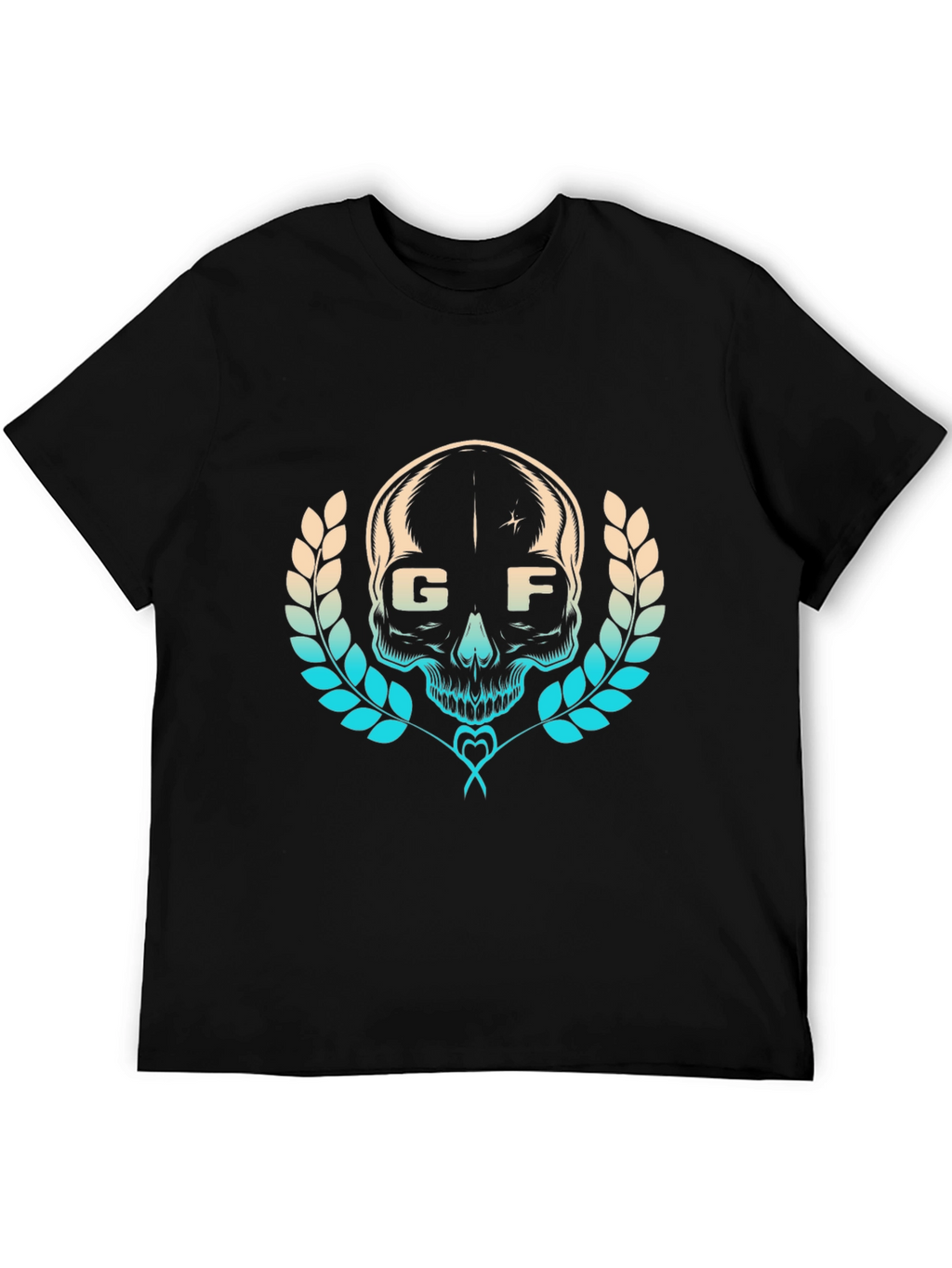 Skull Graphic Tee - Stylish Black T-Shirt