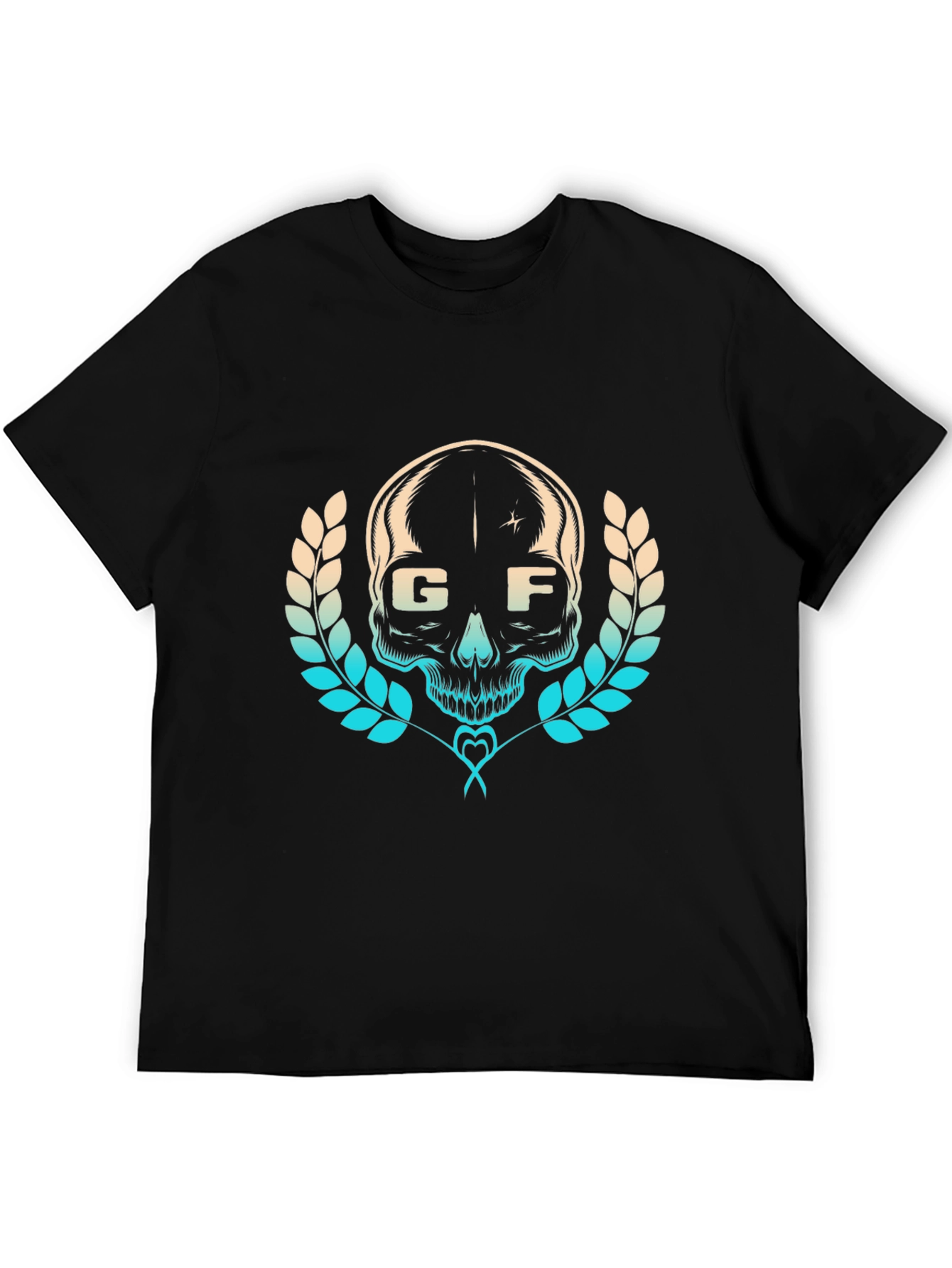Skull Graphic Tee - Stylish Black T-Shirt
