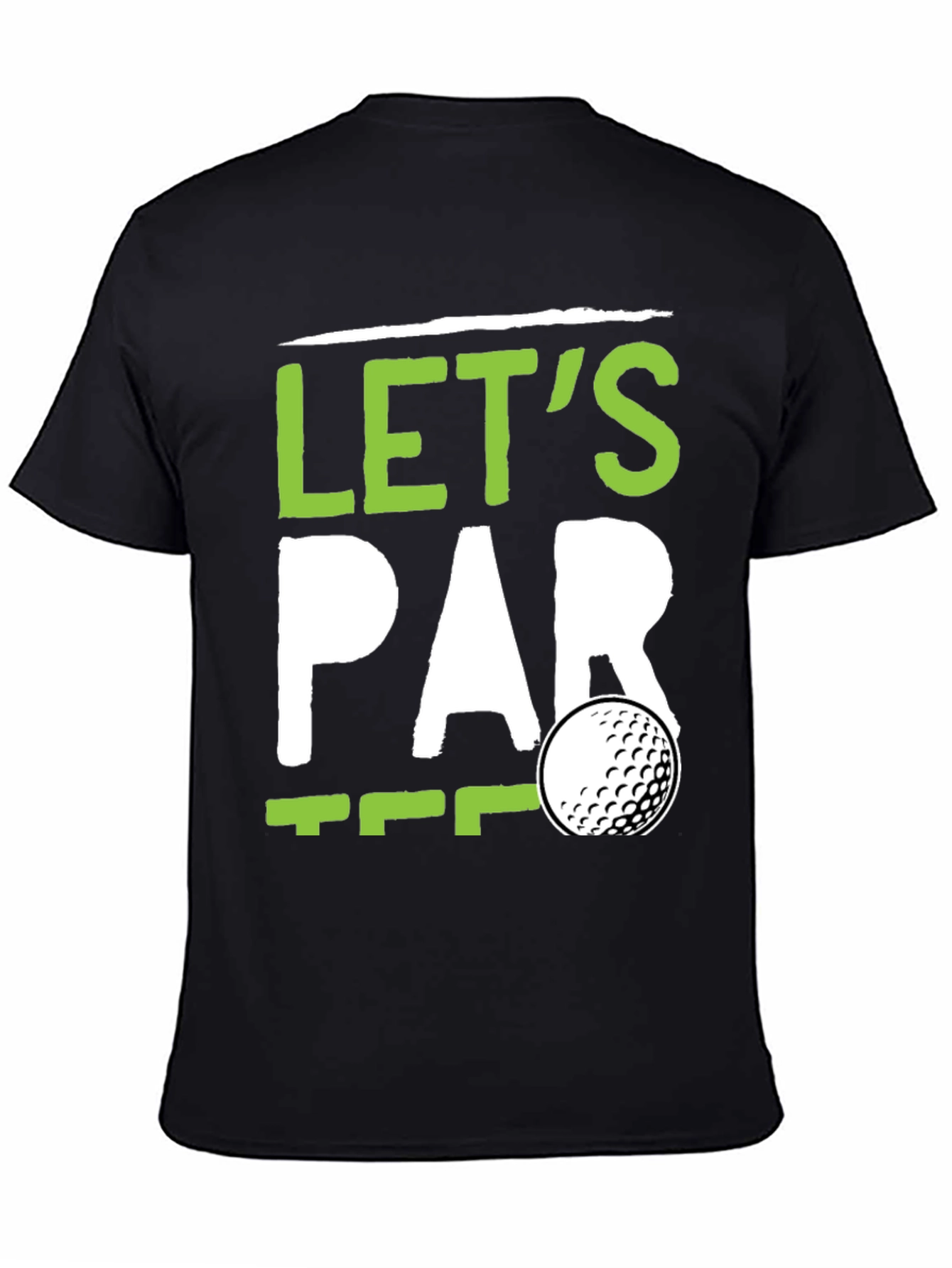 Lets Par Tee Golf T-Shirt - Black