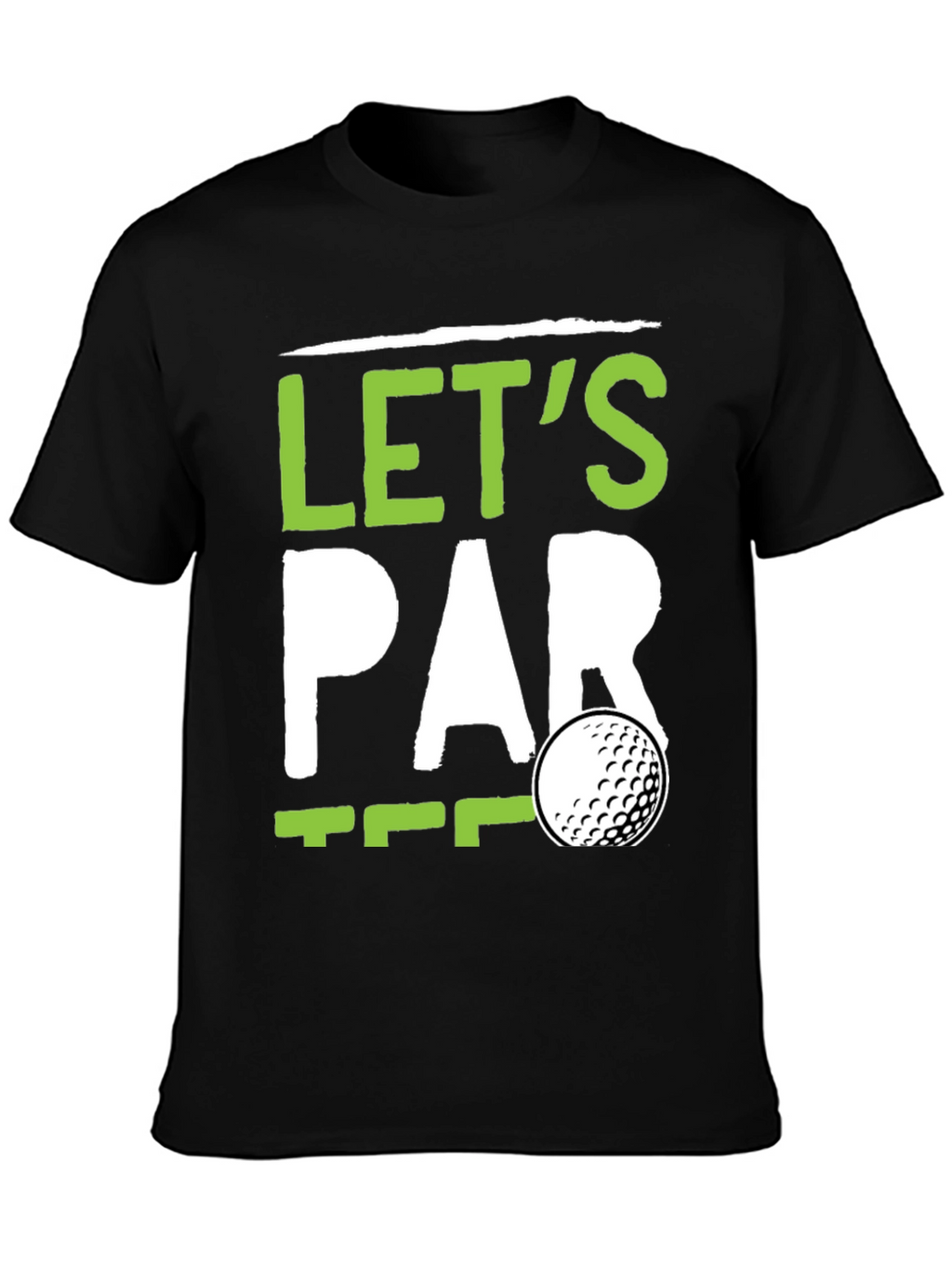 Lets Par Tee Golf T-Shirt - Black