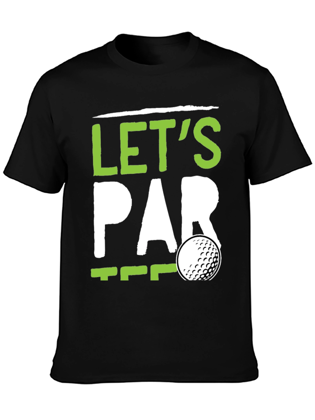 Lets Par Tee Golf T-Shirt - Black