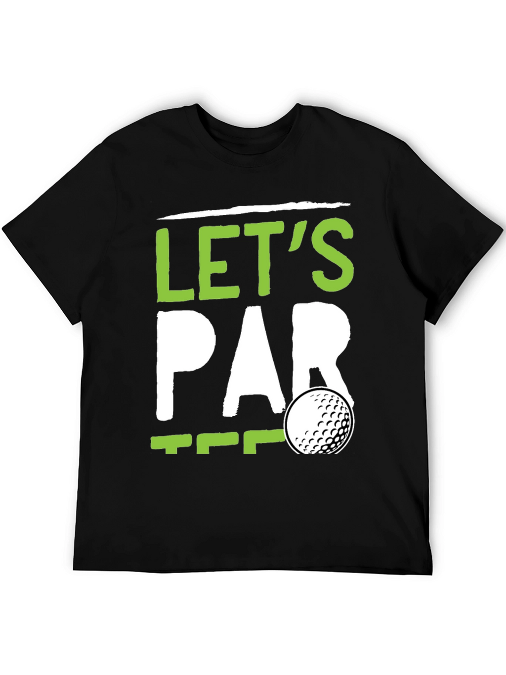 Lets Par Tee Golf T-Shirt - Black
