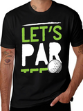 Lets Par Tee Golf T-Shirt - Black