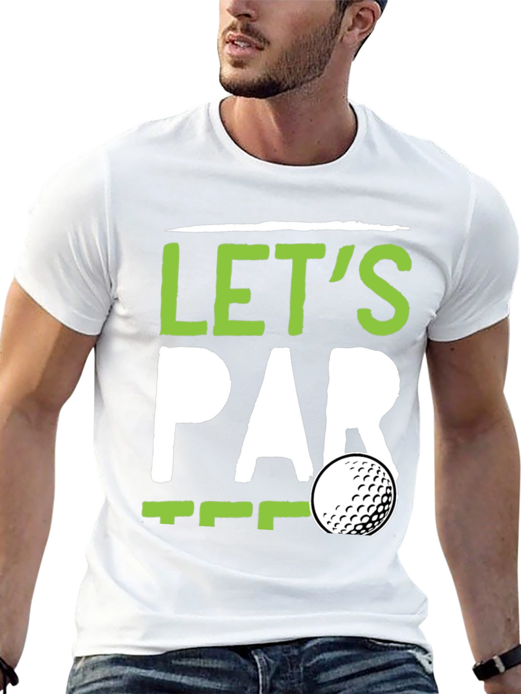 Lets Par Tee Golf T-Shirt - Black