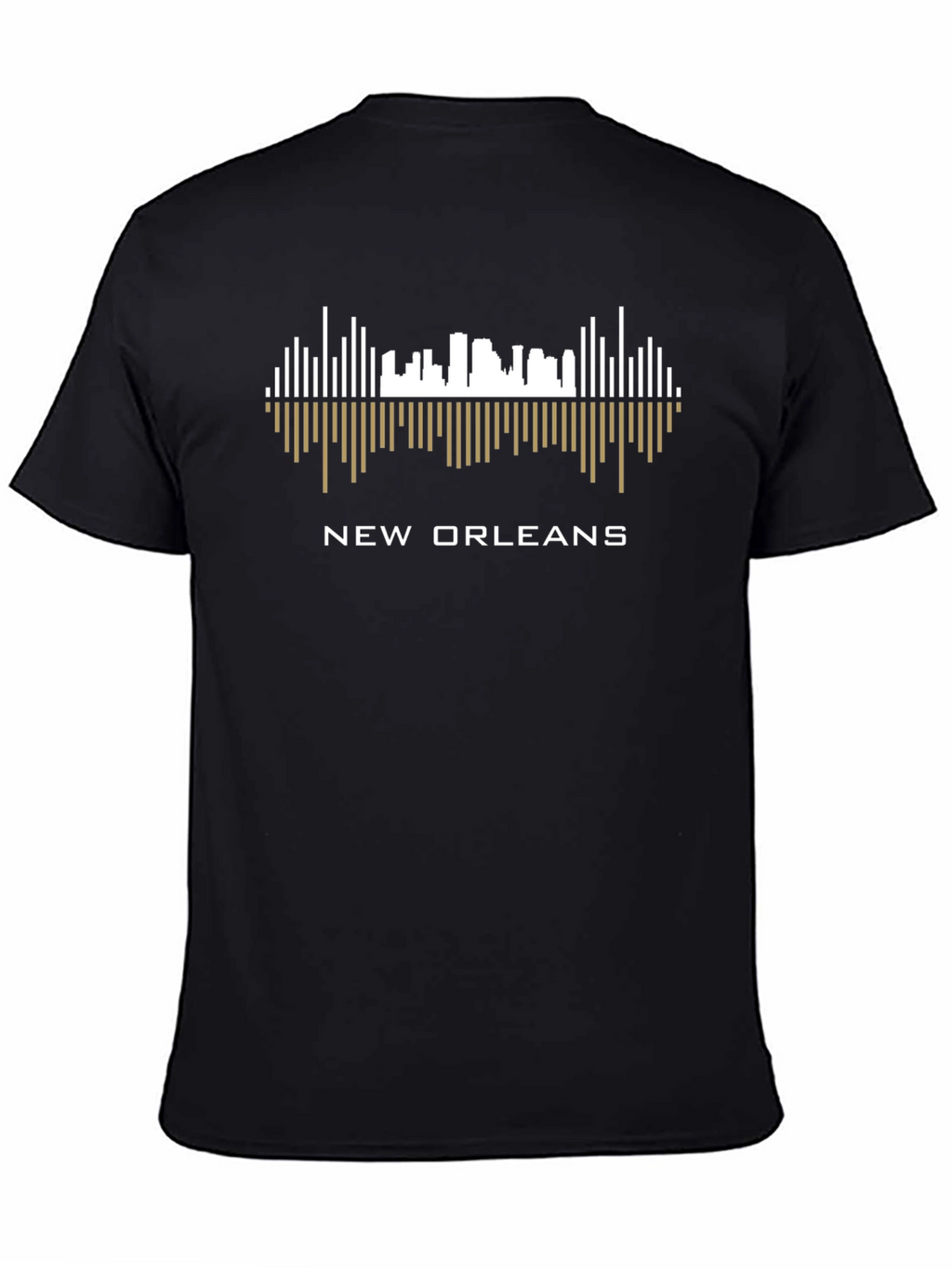 New Orleans Skyline Graphic Tee - Black