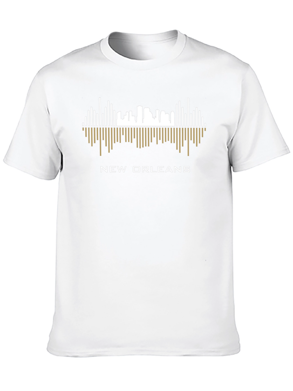 New Orleans Skyline Graphic Tee - Black