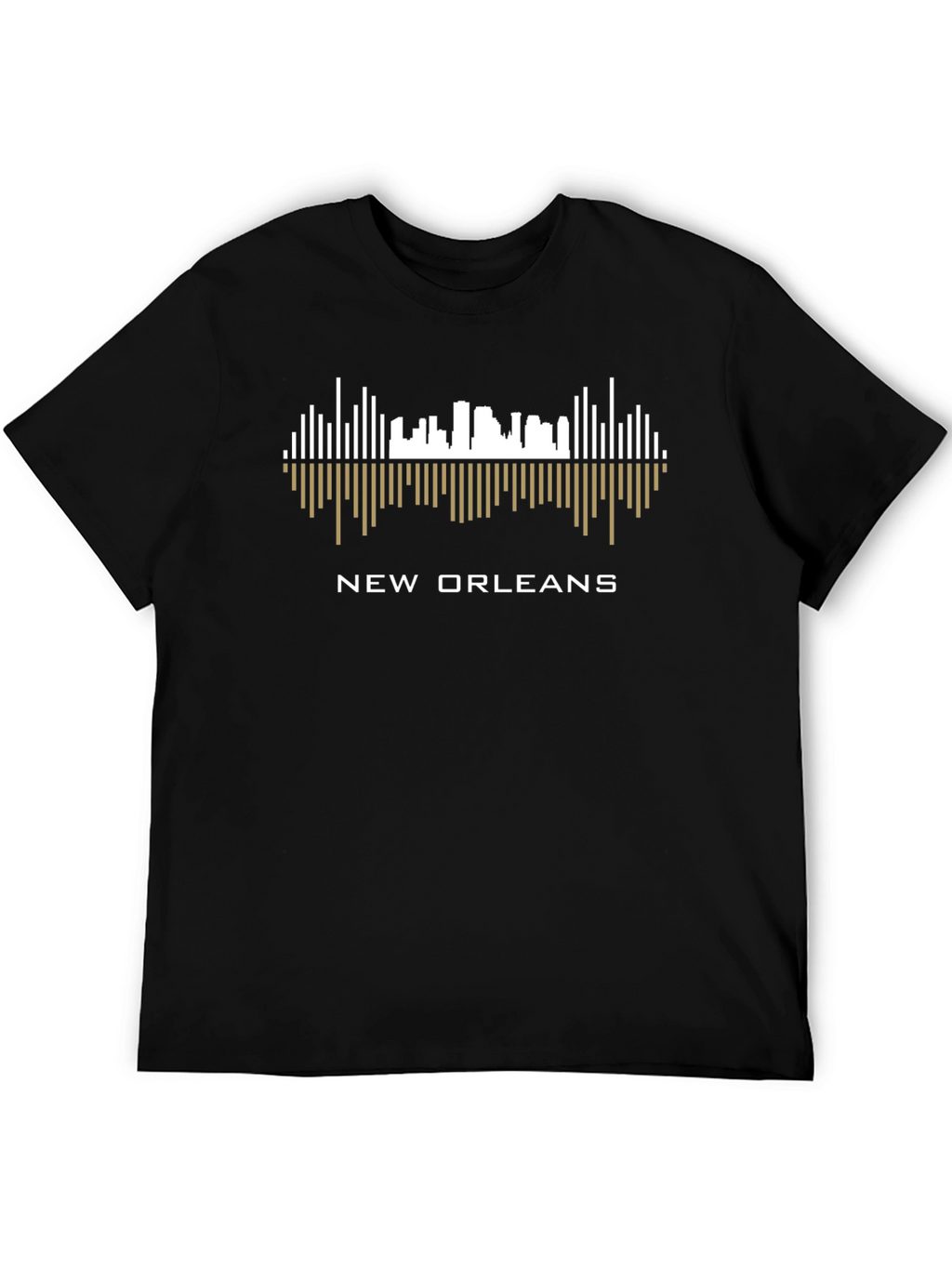 New Orleans Skyline Graphic Tee - Black
