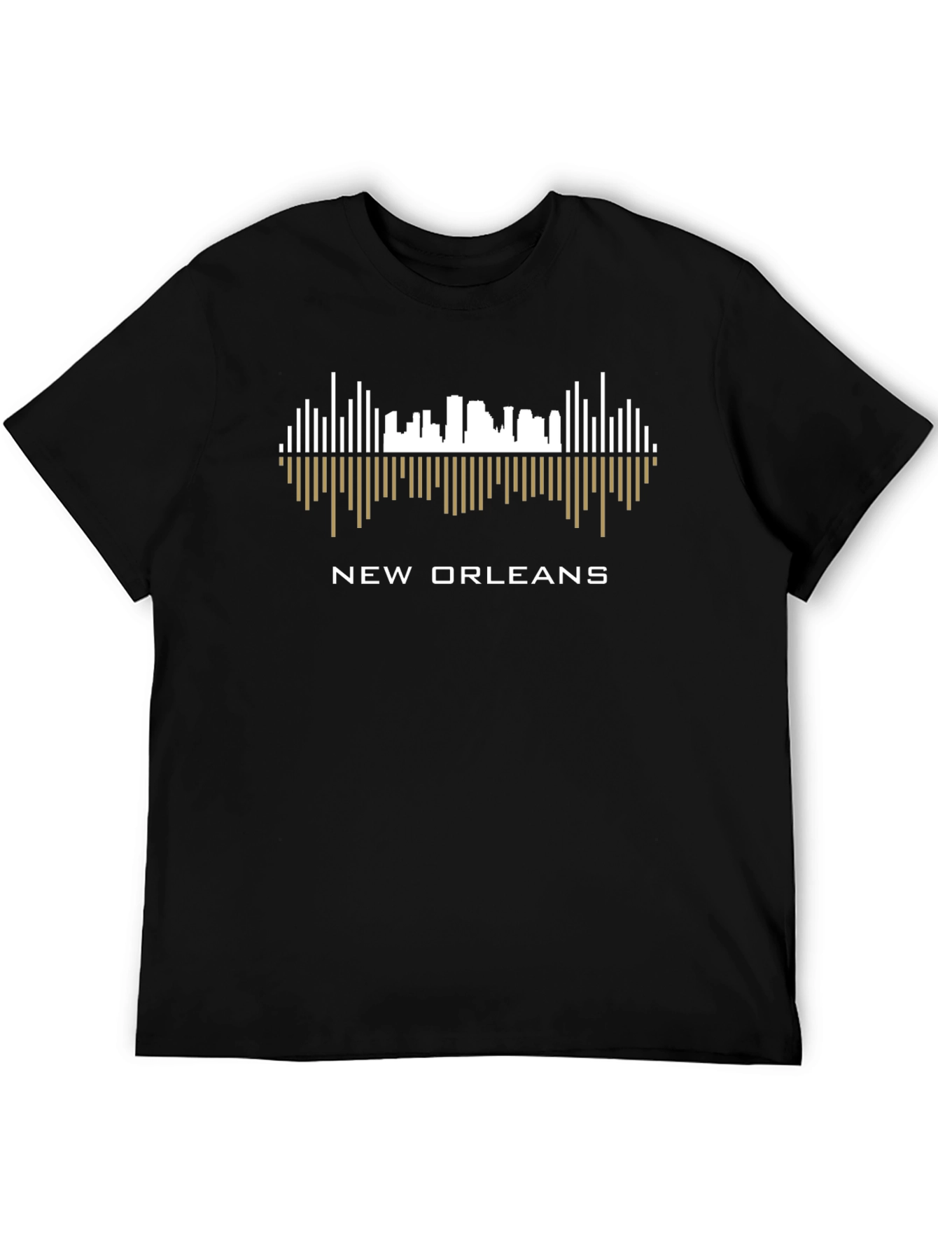 New Orleans Skyline Graphic Tee - Black