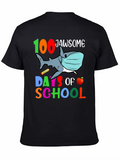 100 Days of School Jaw-some Shark T-Shirt