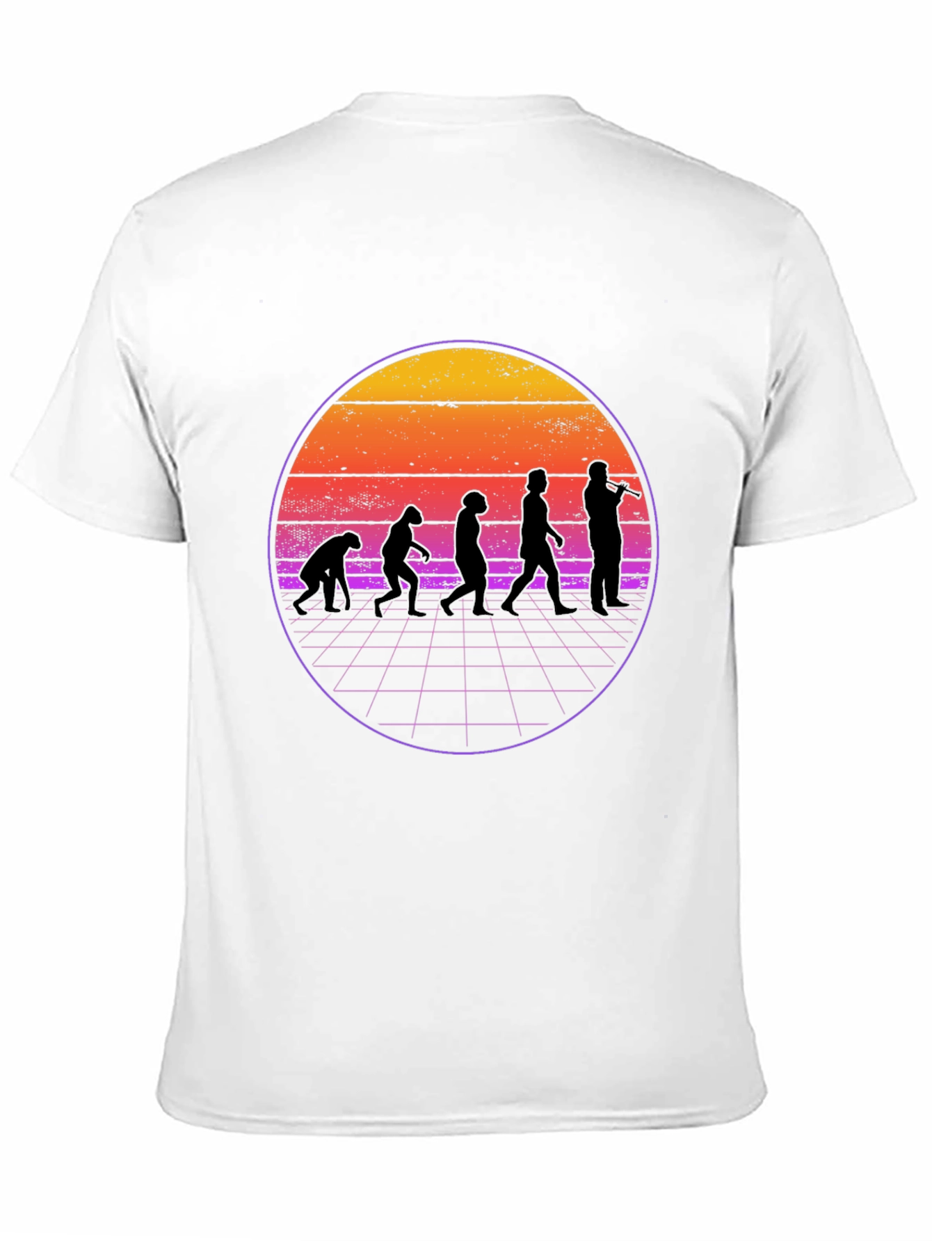 Evolution Musician T-Shirt Retro Style