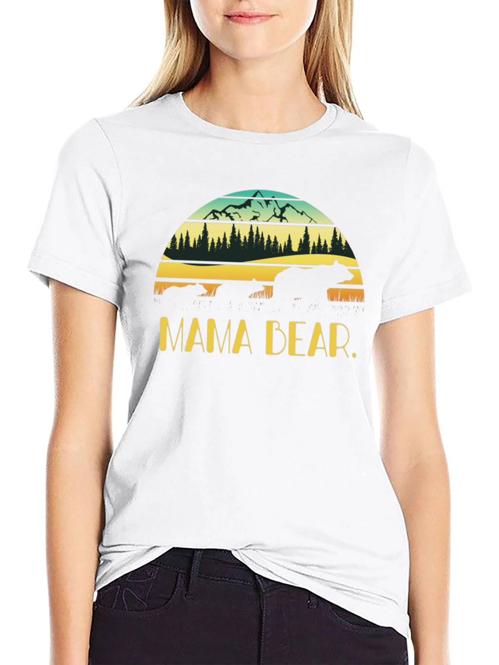 Mama Bear Graphic T-Shirt
