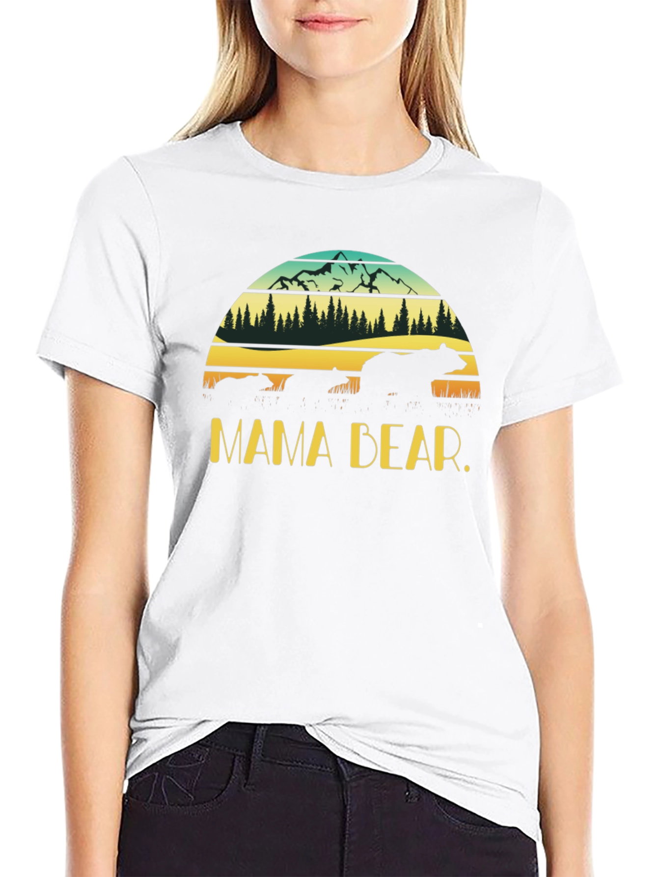 Mama Bear Graphic T-Shirt