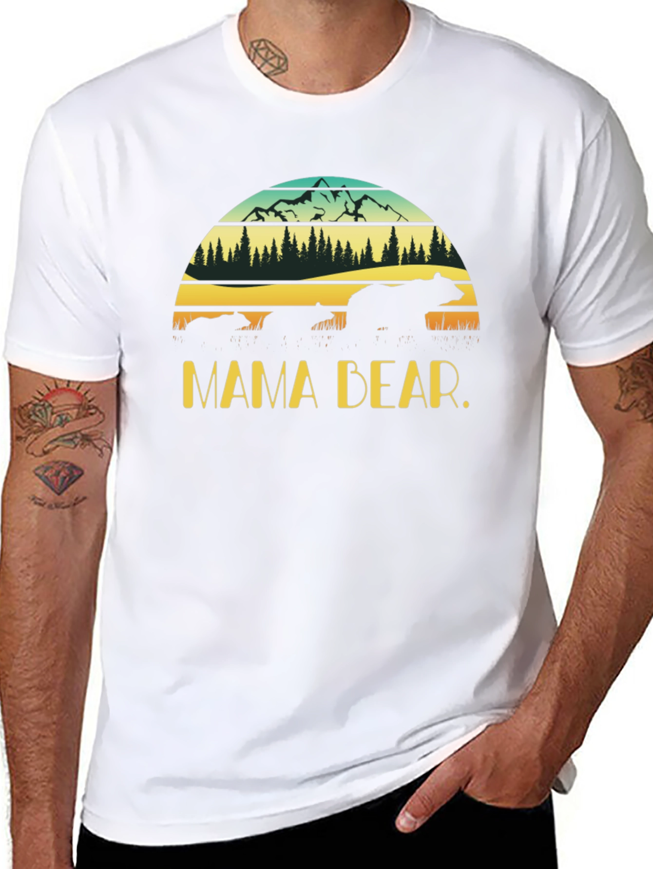 Mama Bear Graphic T-Shirt