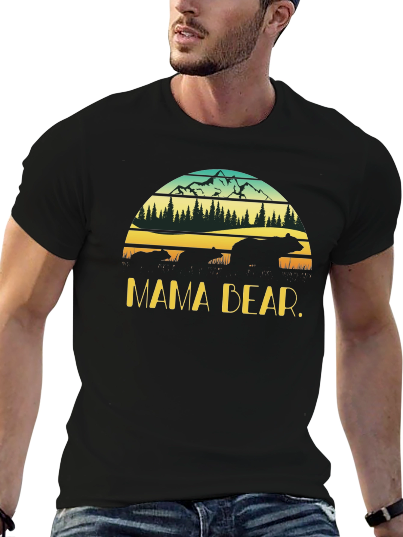 Mama Bear Graphic T-Shirt