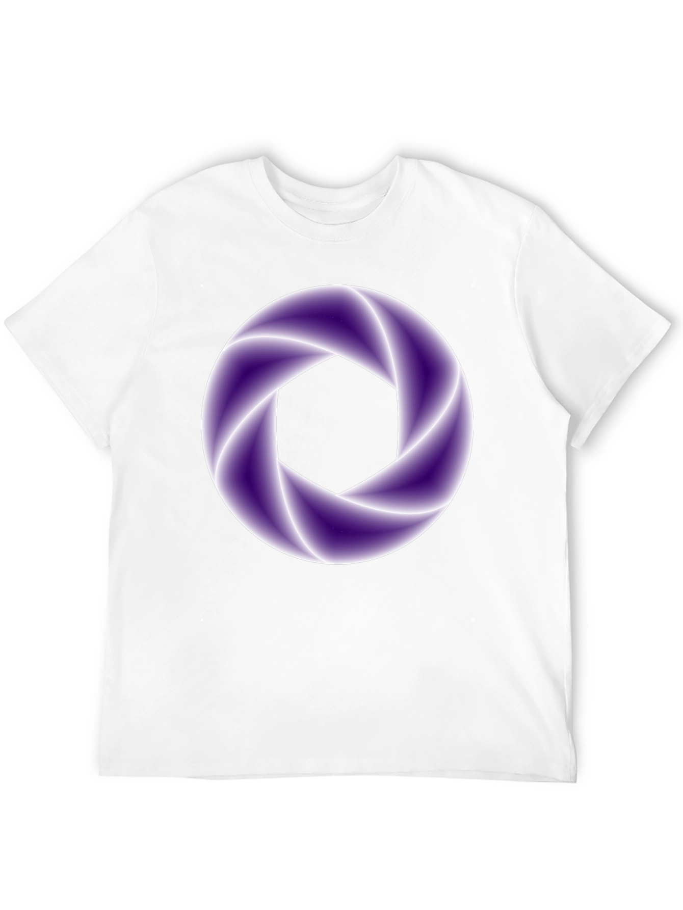 Abstract Aperture Graphic Tee - Black