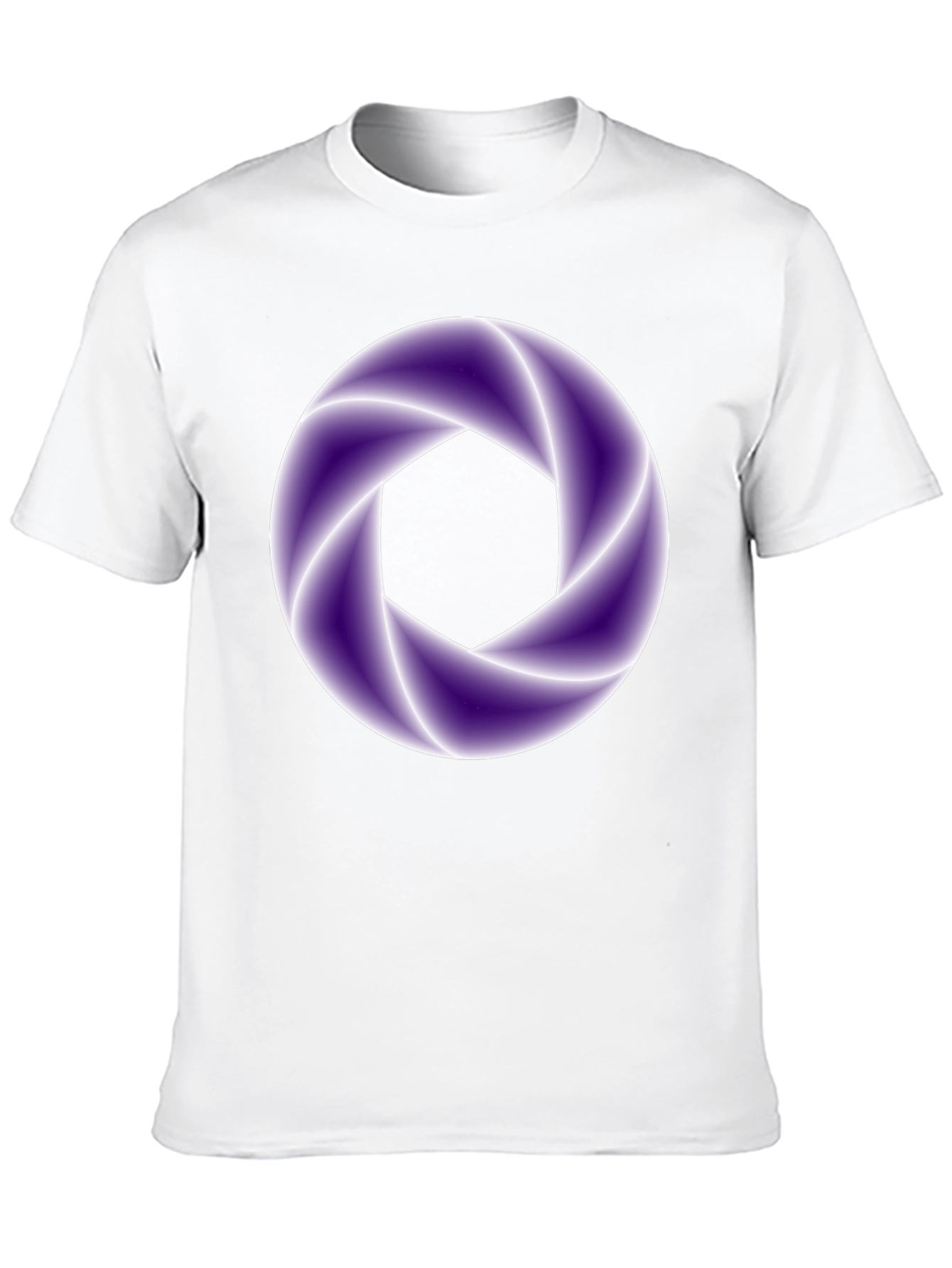 Abstract Aperture Graphic Tee - Black
