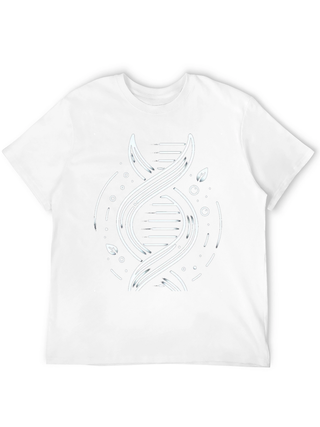 DNA Graphic Print Black T-Shirt