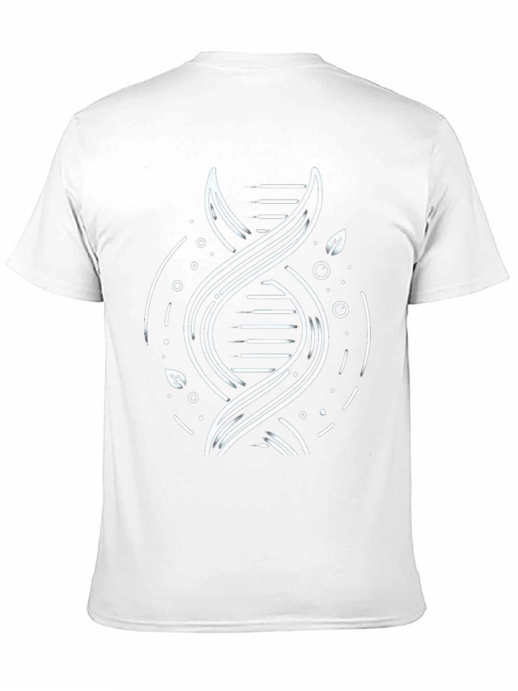 DNA Graphic Print Black T-Shirt