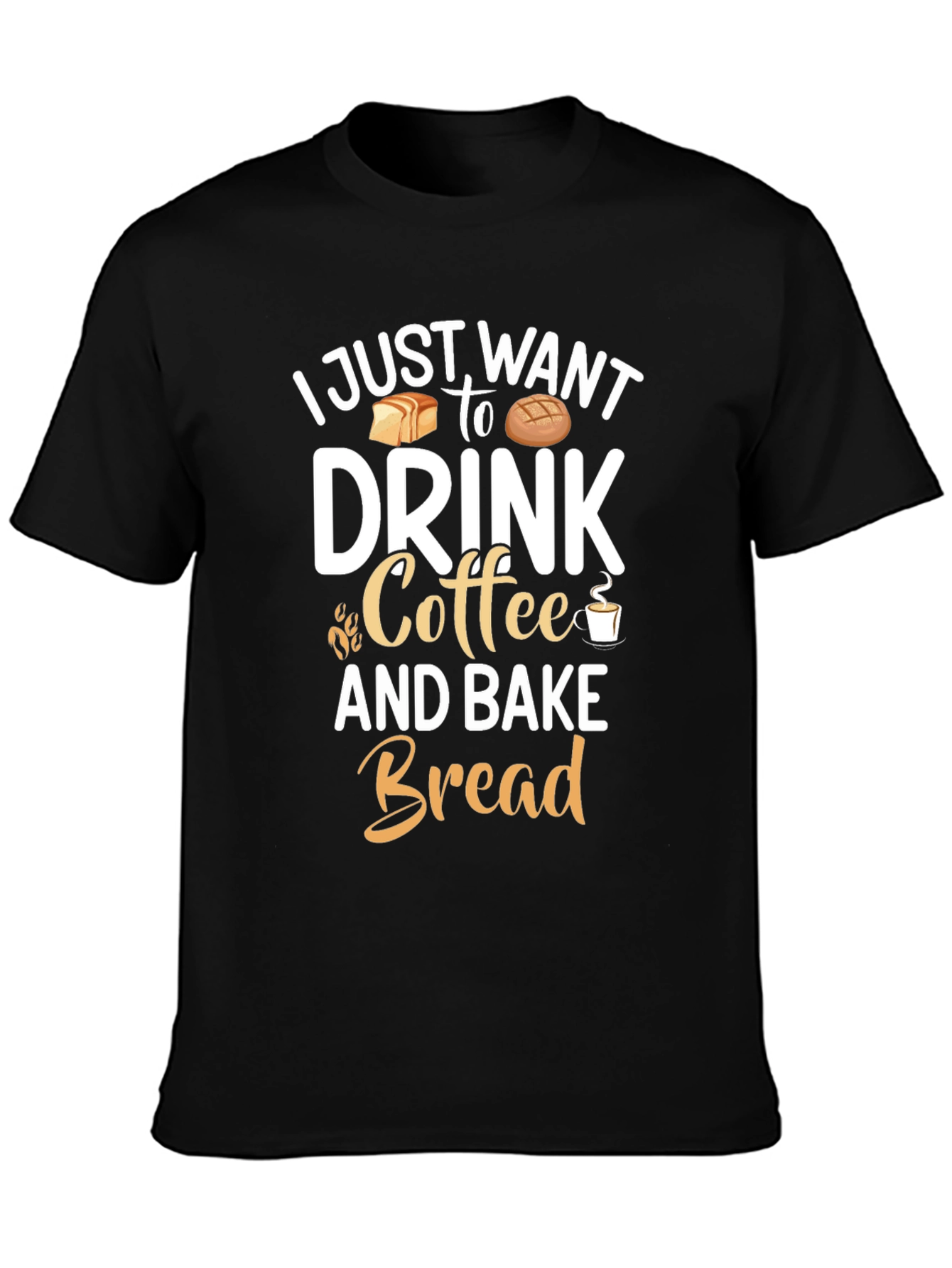 Coffee and Bake Bread Graphic Tee