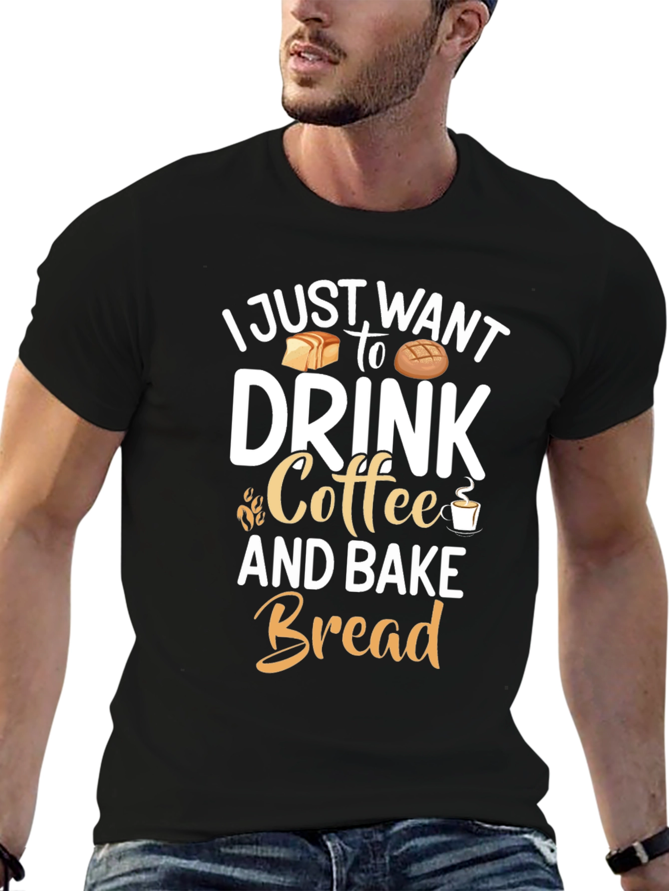 Coffee and Bake Bread Graphic Tee
