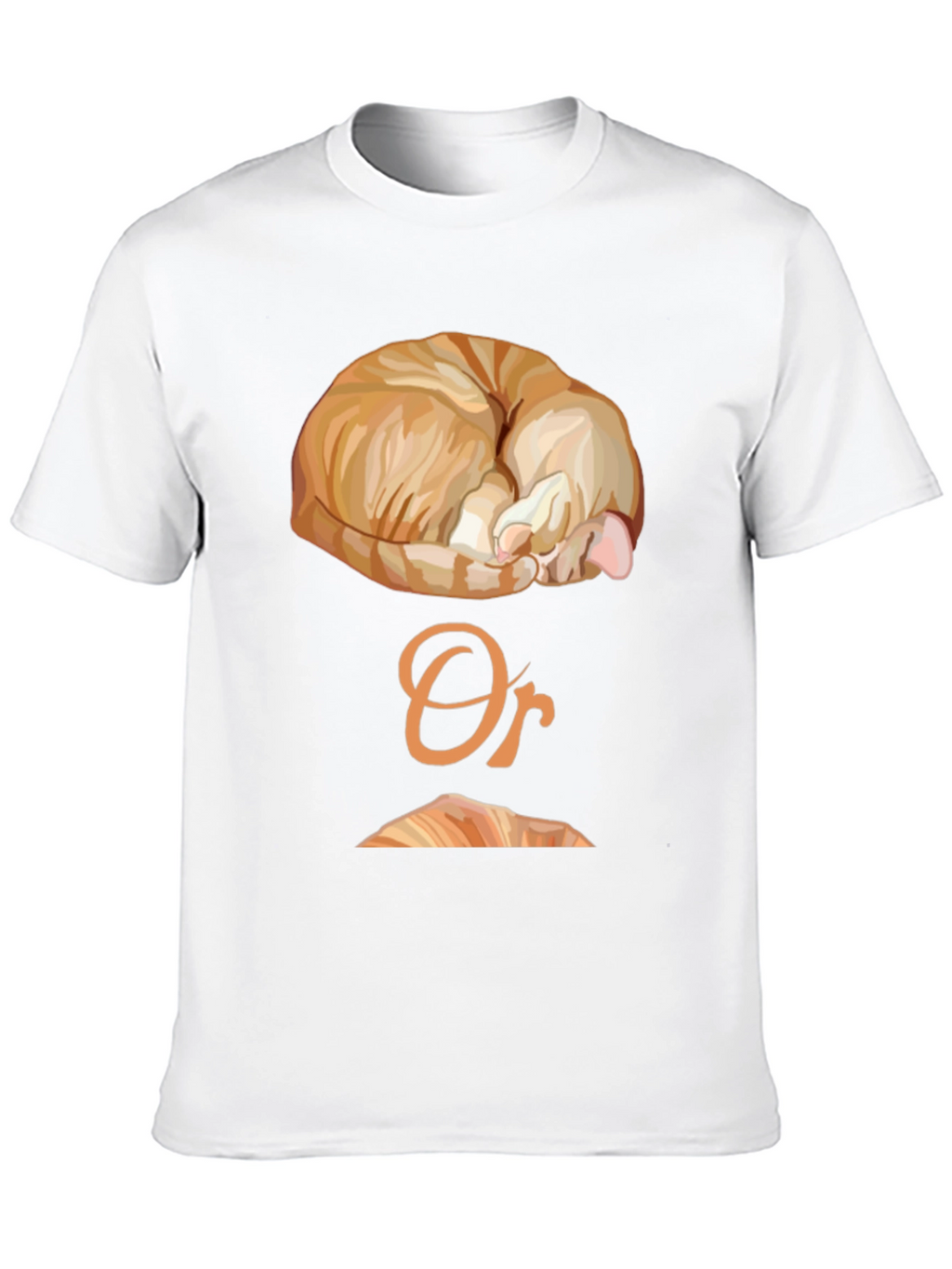 Cat Nap or Croissant Graphic T-Shirt