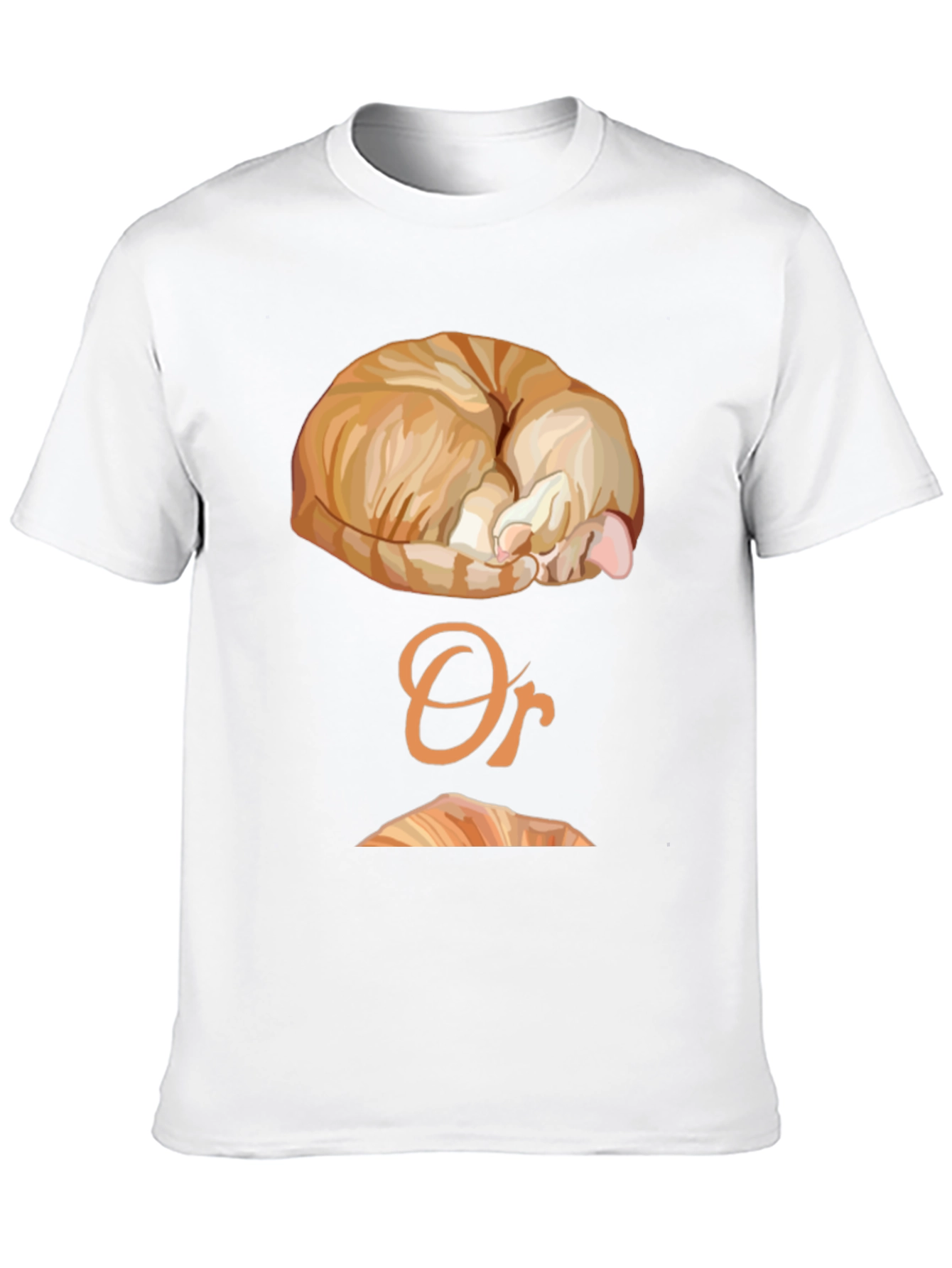 Cat Nap or Croissant Graphic T-Shirt