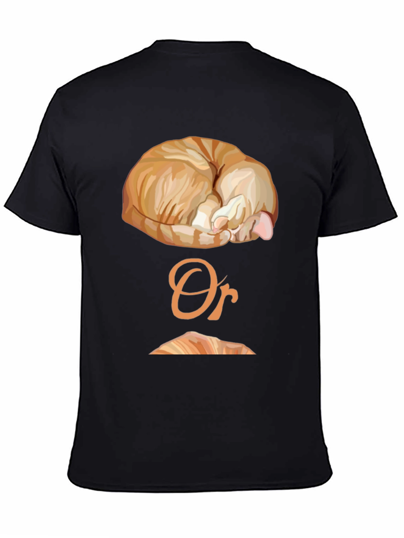 Cat Nap or Croissant Graphic T-Shirt