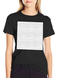 Musical Score Print Tee