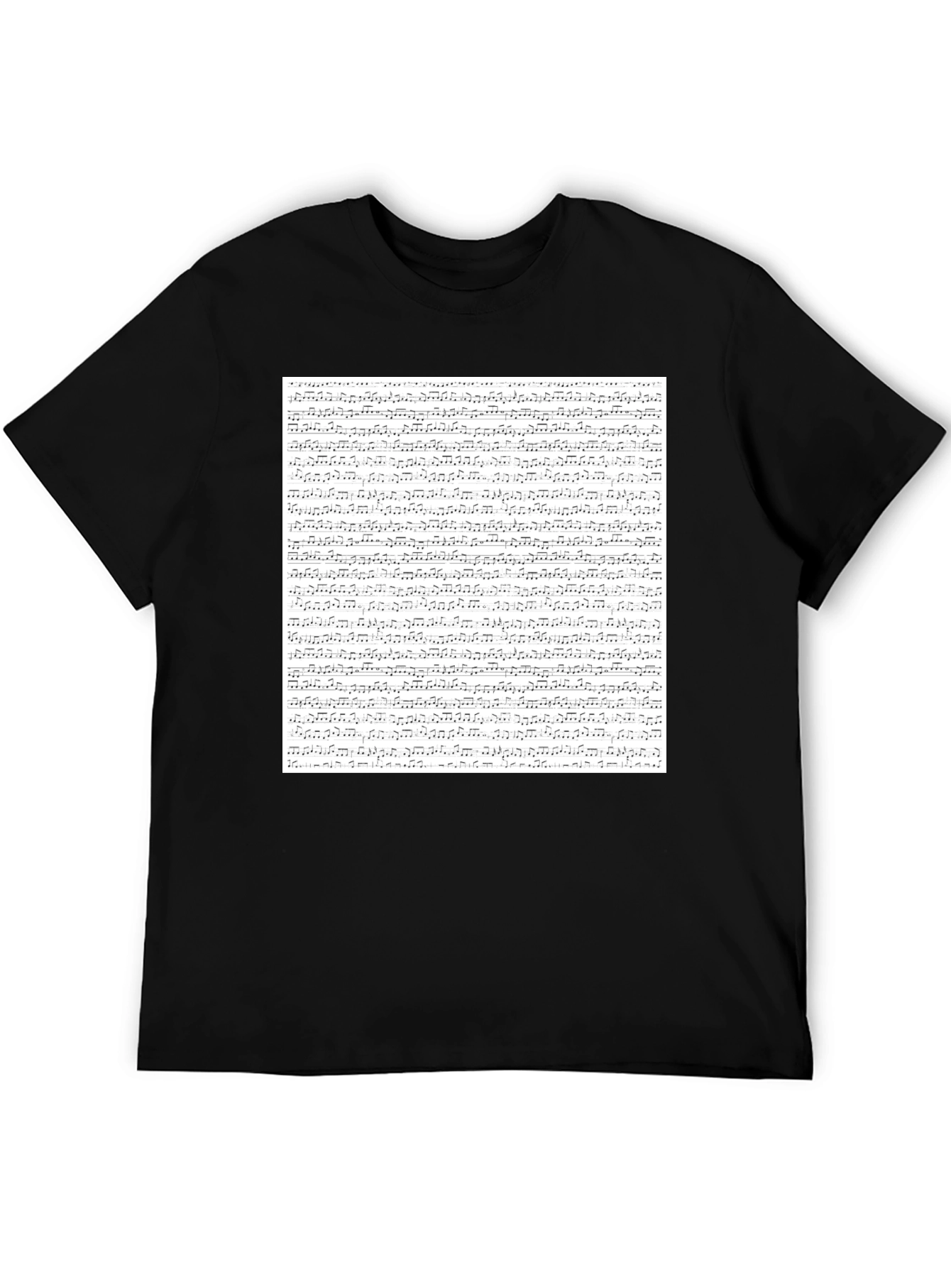 Musical Score Print Tee