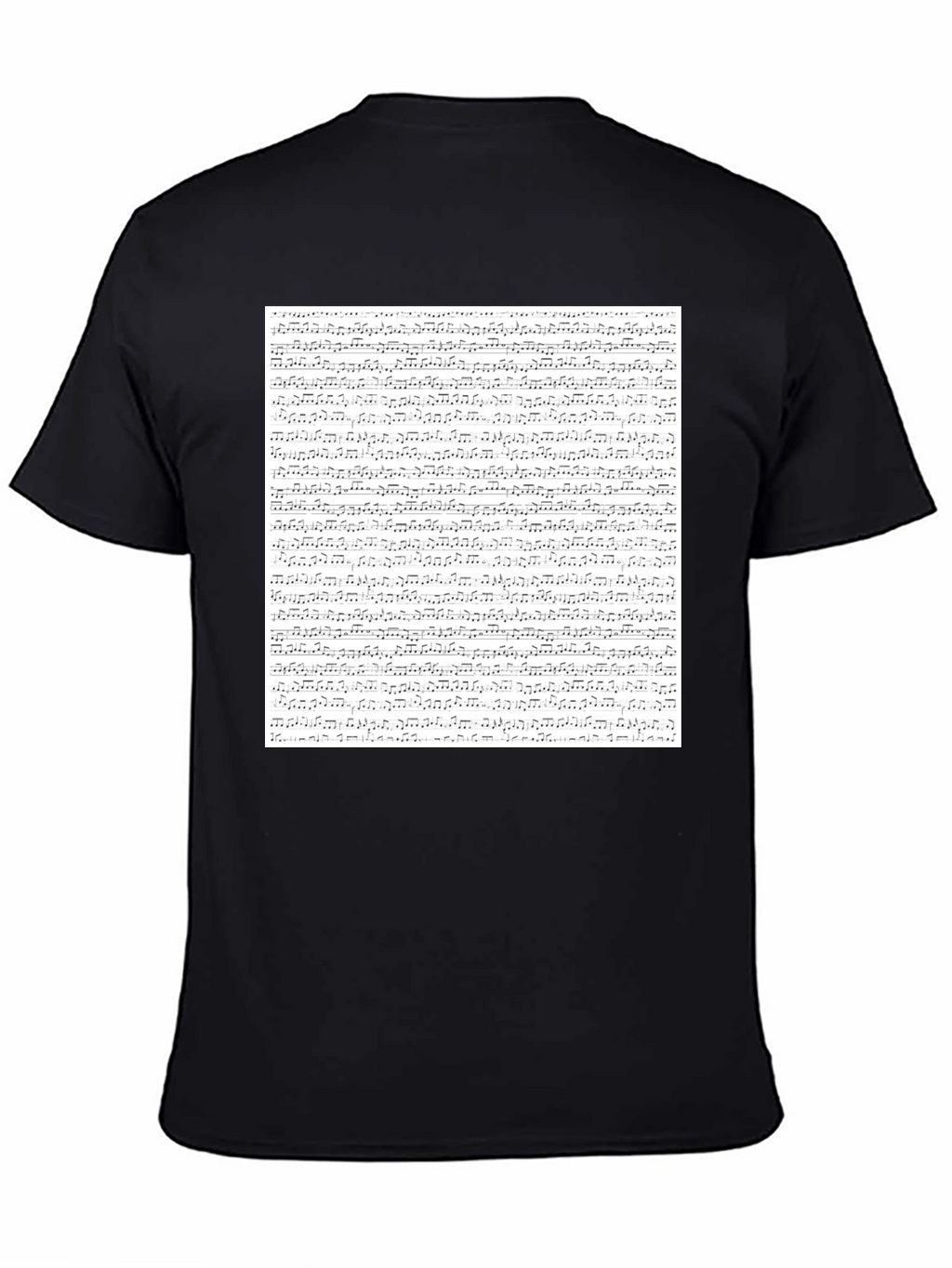 Musical Score Print Tee