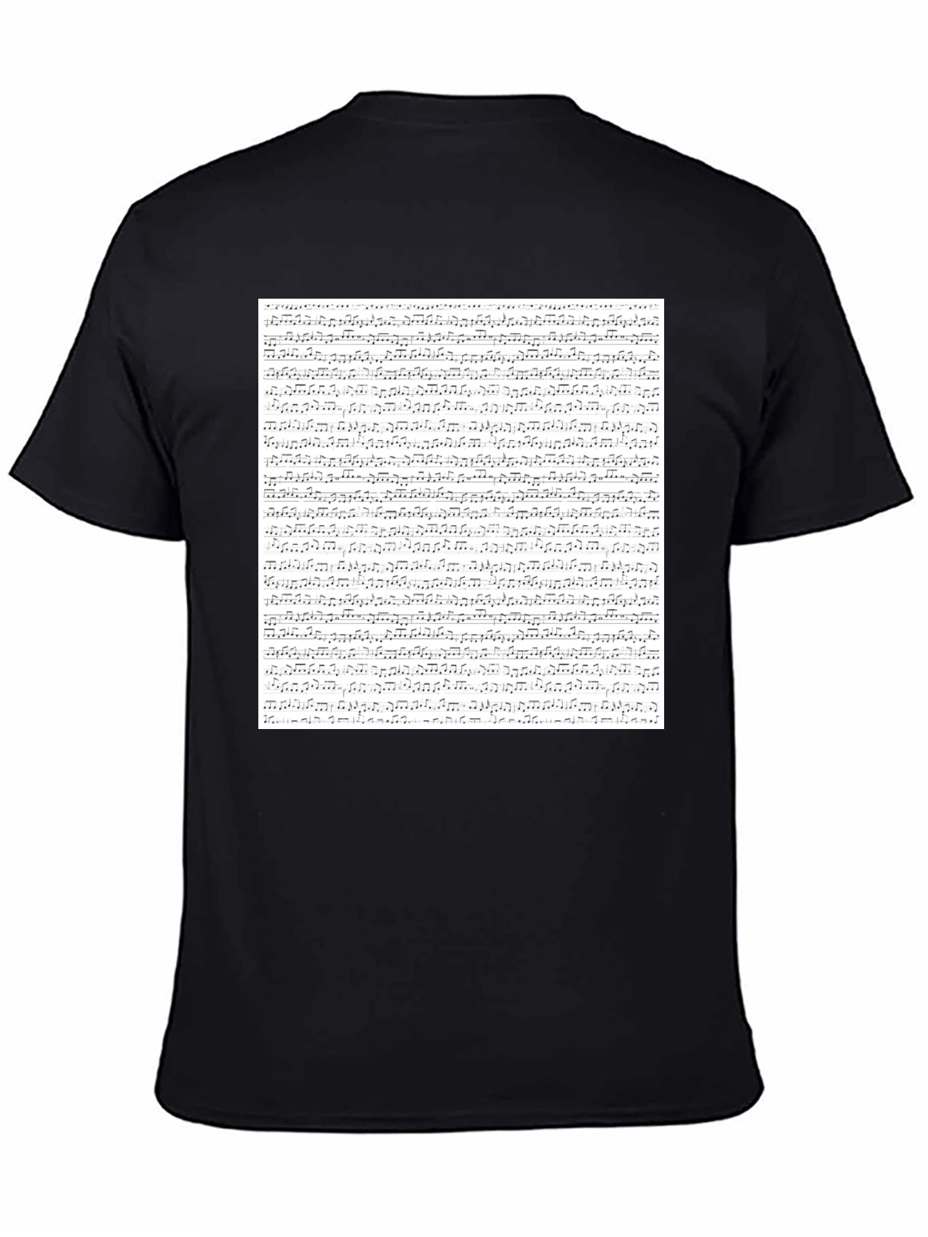 Musical Score Print Tee