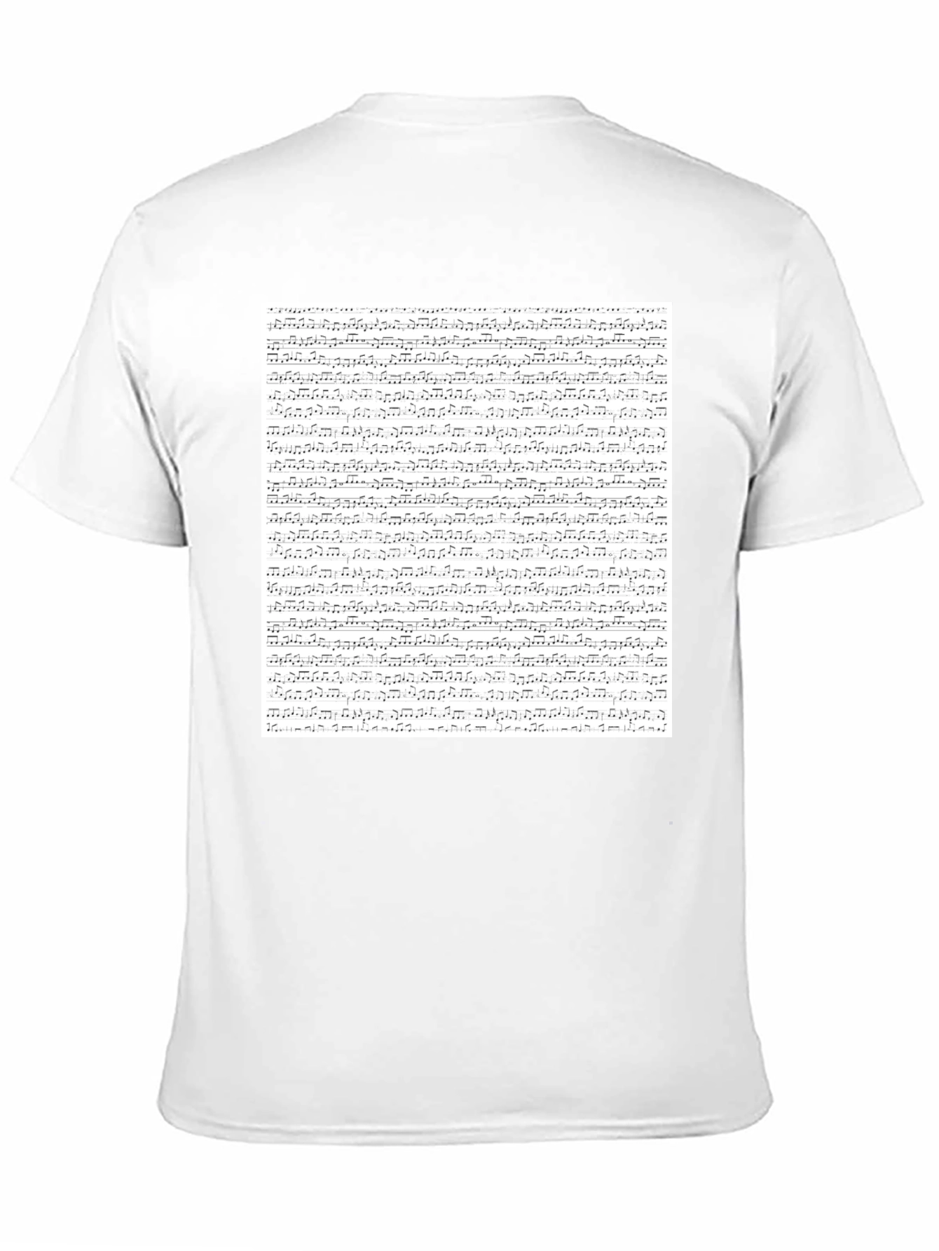Musical Score Print Tee