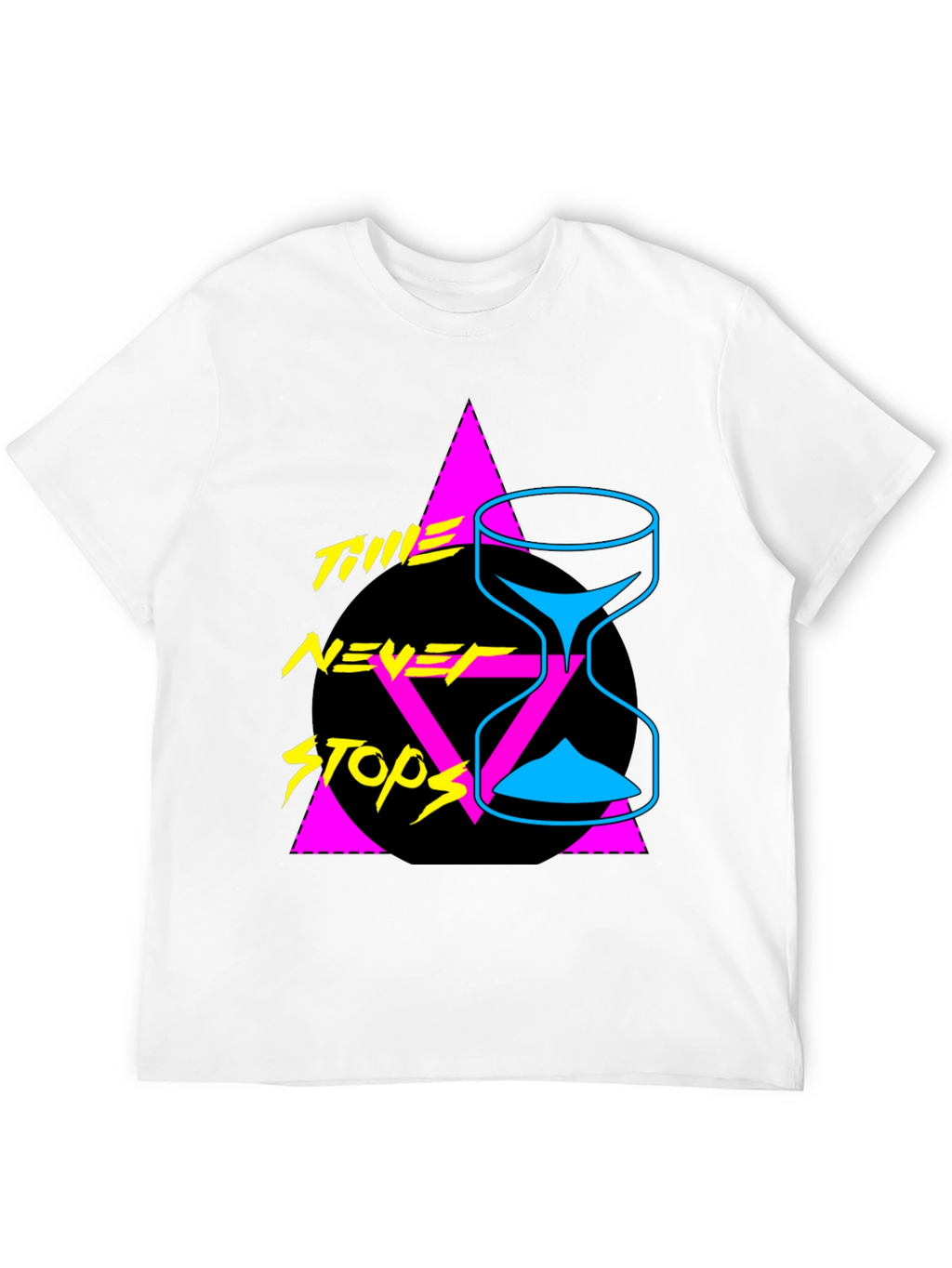 Retro Time Never Stops Graphic Tee