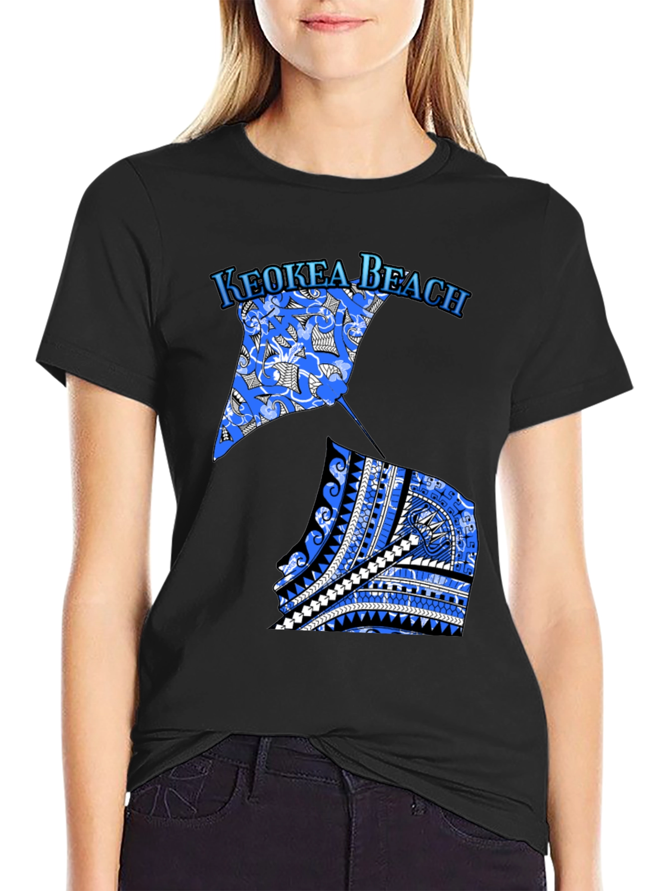 Keokea Beach Ray Graphic Tee