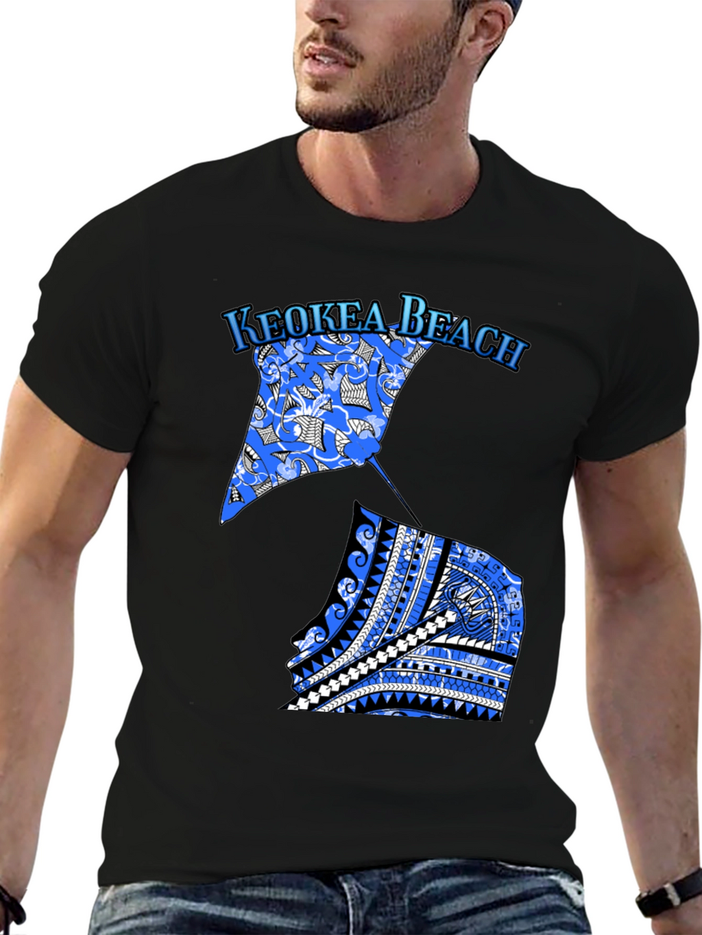 Keokea Beach Ray Graphic Tee