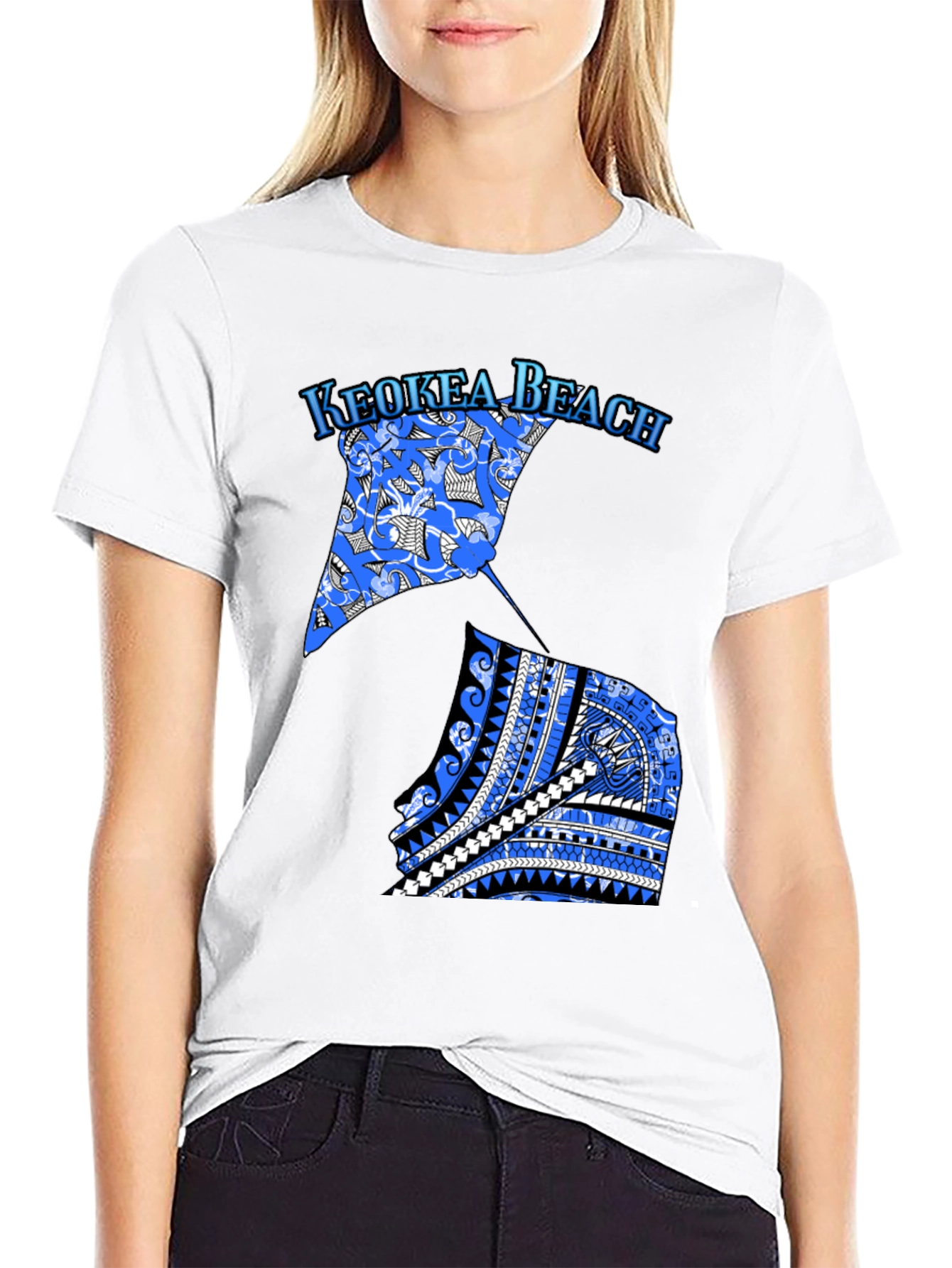 Keokea Beach Ray Graphic Tee