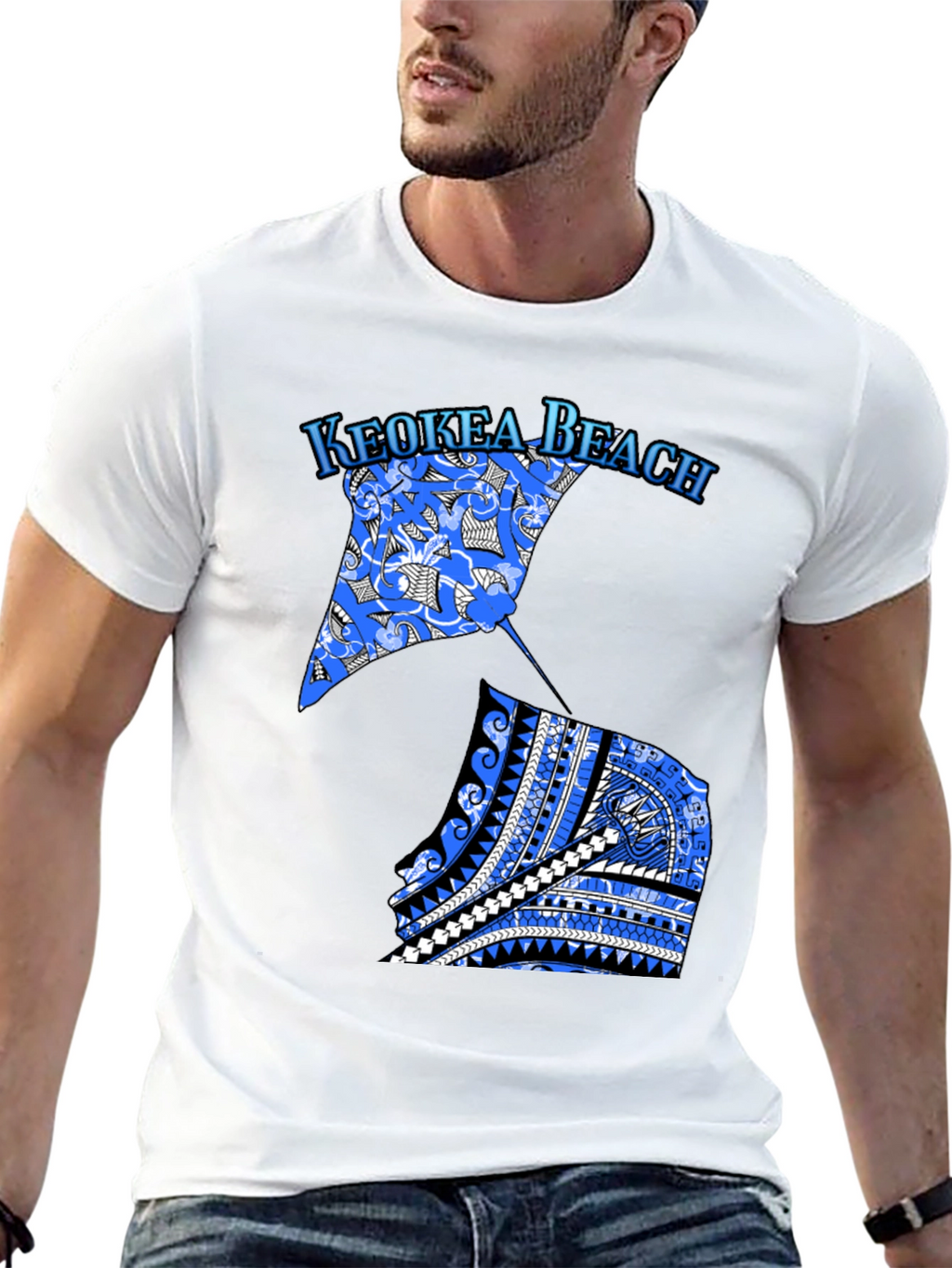 Keokea Beach Ray Graphic Tee