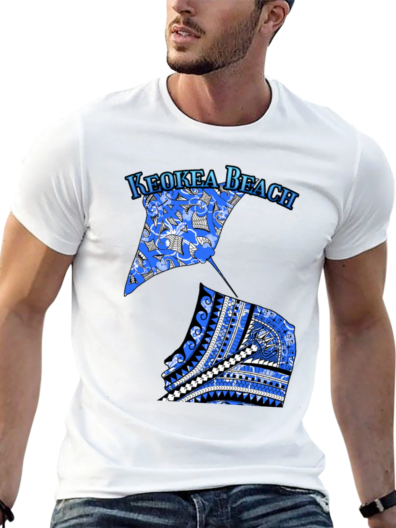 Keokea Beach Ray Graphic Tee
