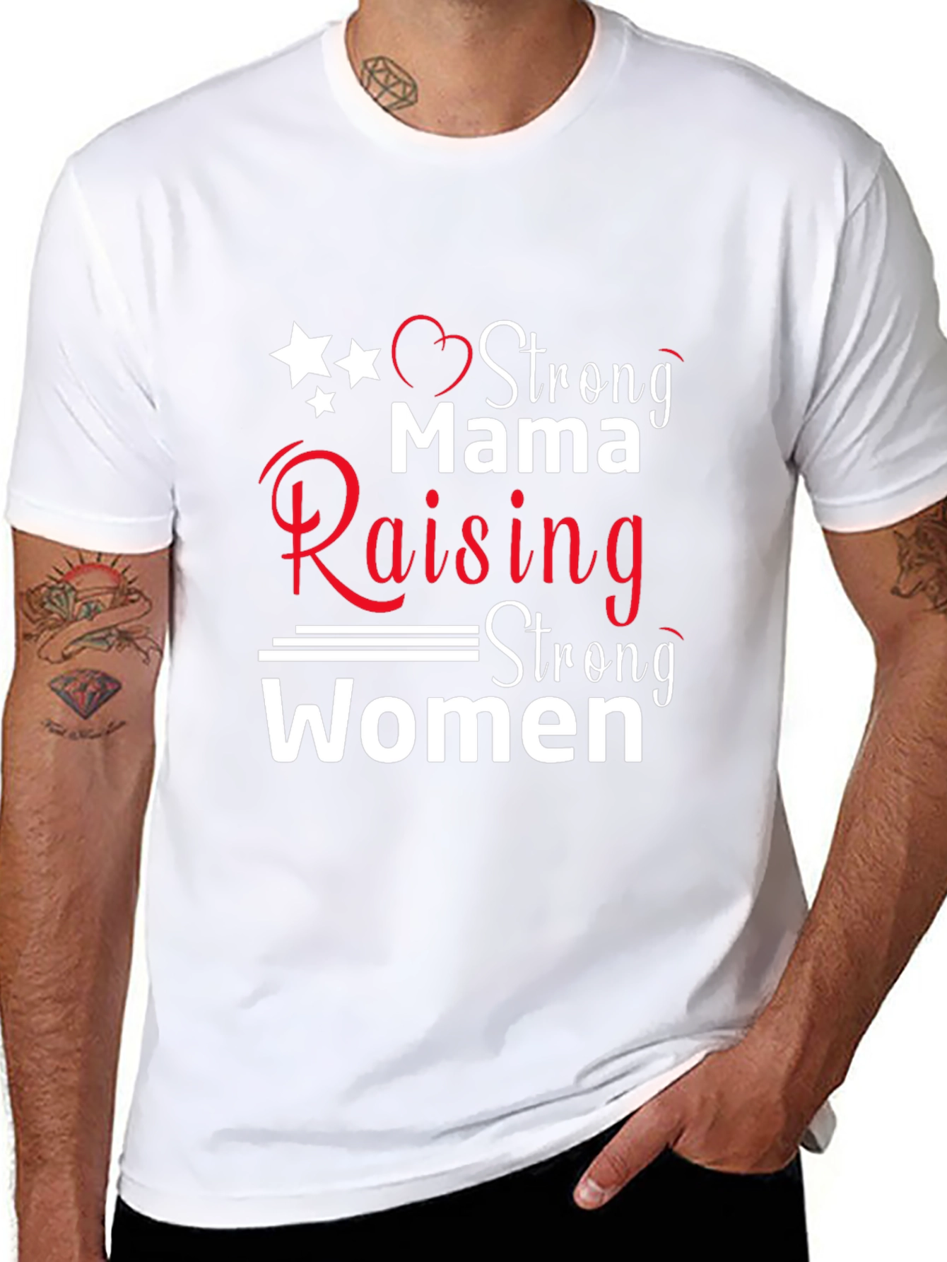 Strong Mama Raising Strong Women T-Shirt