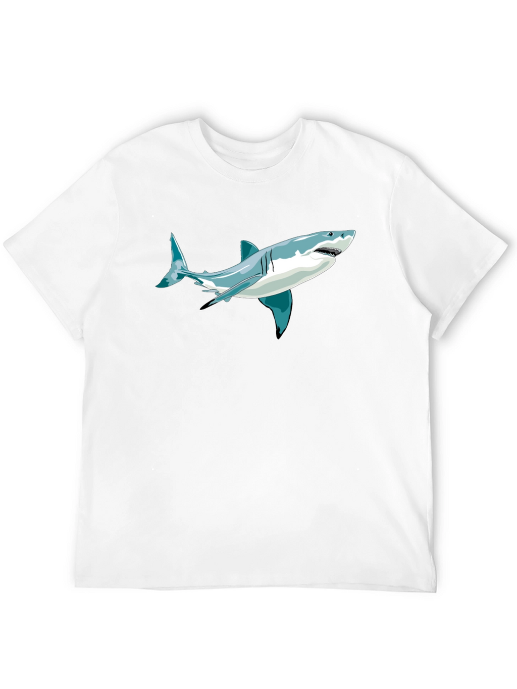 Shark Graphic Tee - Mens Short Sleeve T-Shirt